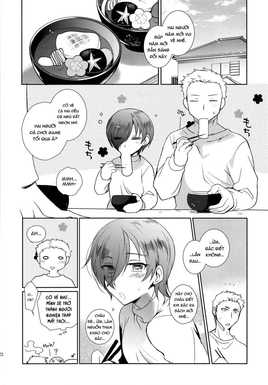 HentaiVN.net - Ảnh 22 - Otokonoko Gakuen Apend ~Ero Mangaka no Ojisan to Nenmatsunenshi H-hen~ - Chap 1