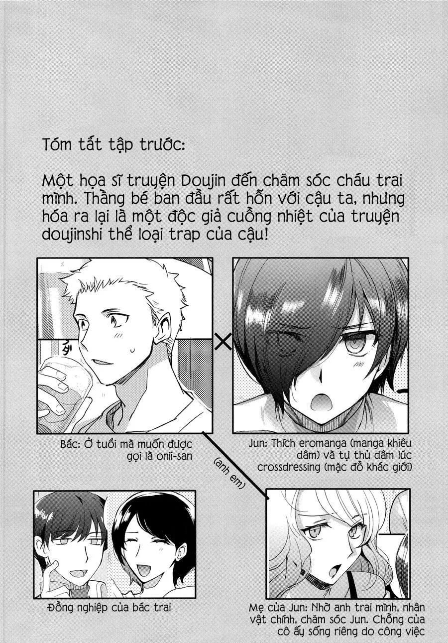 HentaiVN.net - Ảnh 3 - Otokonoko Gakuen Apend ~Ero Mangaka no Ojisan to Nenmatsunenshi H-hen~ - Chap 1