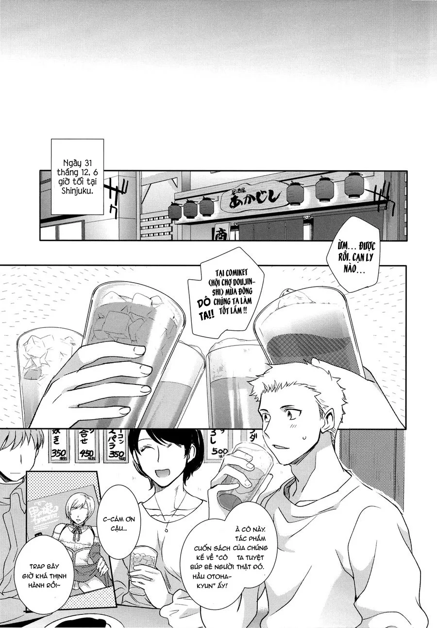 HentaiVN.net - Ảnh 4 - Otokonoko Gakuen Apend ~Ero Mangaka no Ojisan to Nenmatsunenshi H-hen~ - Chap 1