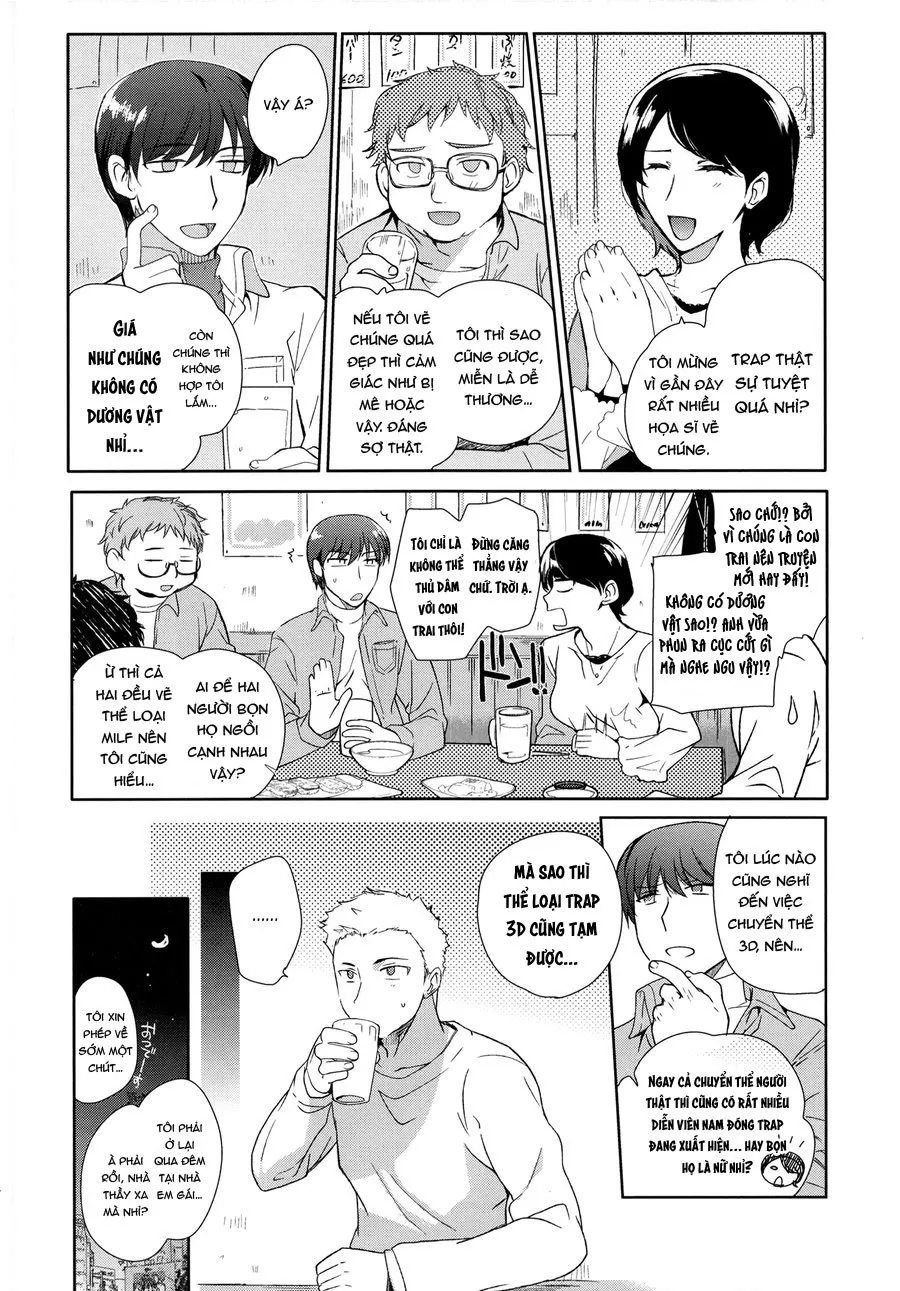 HentaiVN.net - Ảnh 5 - Otokonoko Gakuen Apend ~Ero Mangaka no Ojisan to Nenmatsunenshi H-hen~ - Chap 1