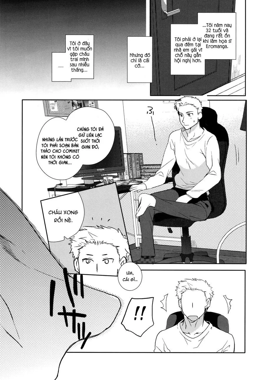 HentaiVN.net - Ảnh 8 - Otokonoko Gakuen Apend ~Ero Mangaka no Ojisan to Nenmatsunenshi H-hen~ - Chap 1