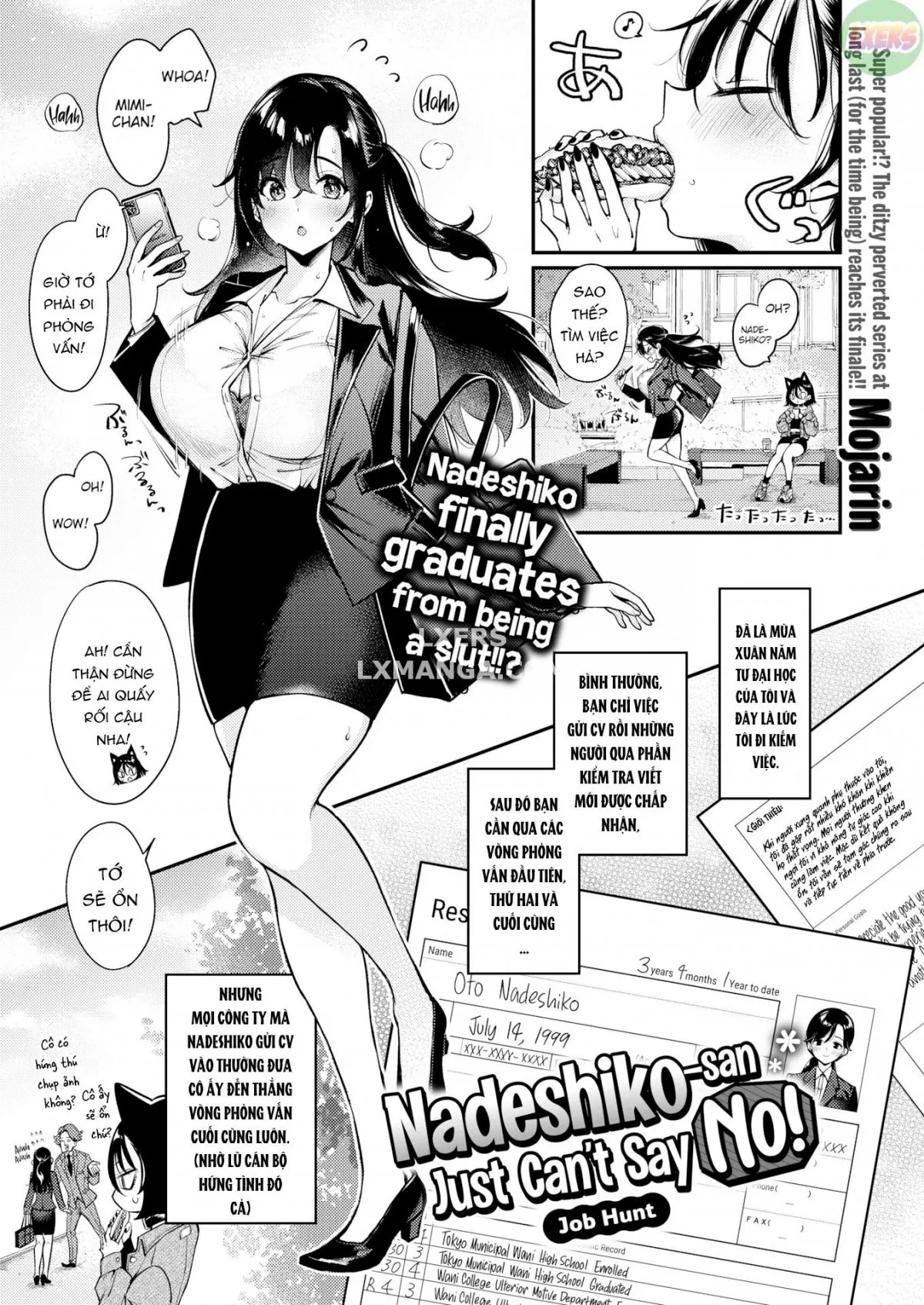 HentaiVN.net - Ảnh 2 - Nadeshiko-san Just Can't Say No! ~Job Hunt~ - Oneshot