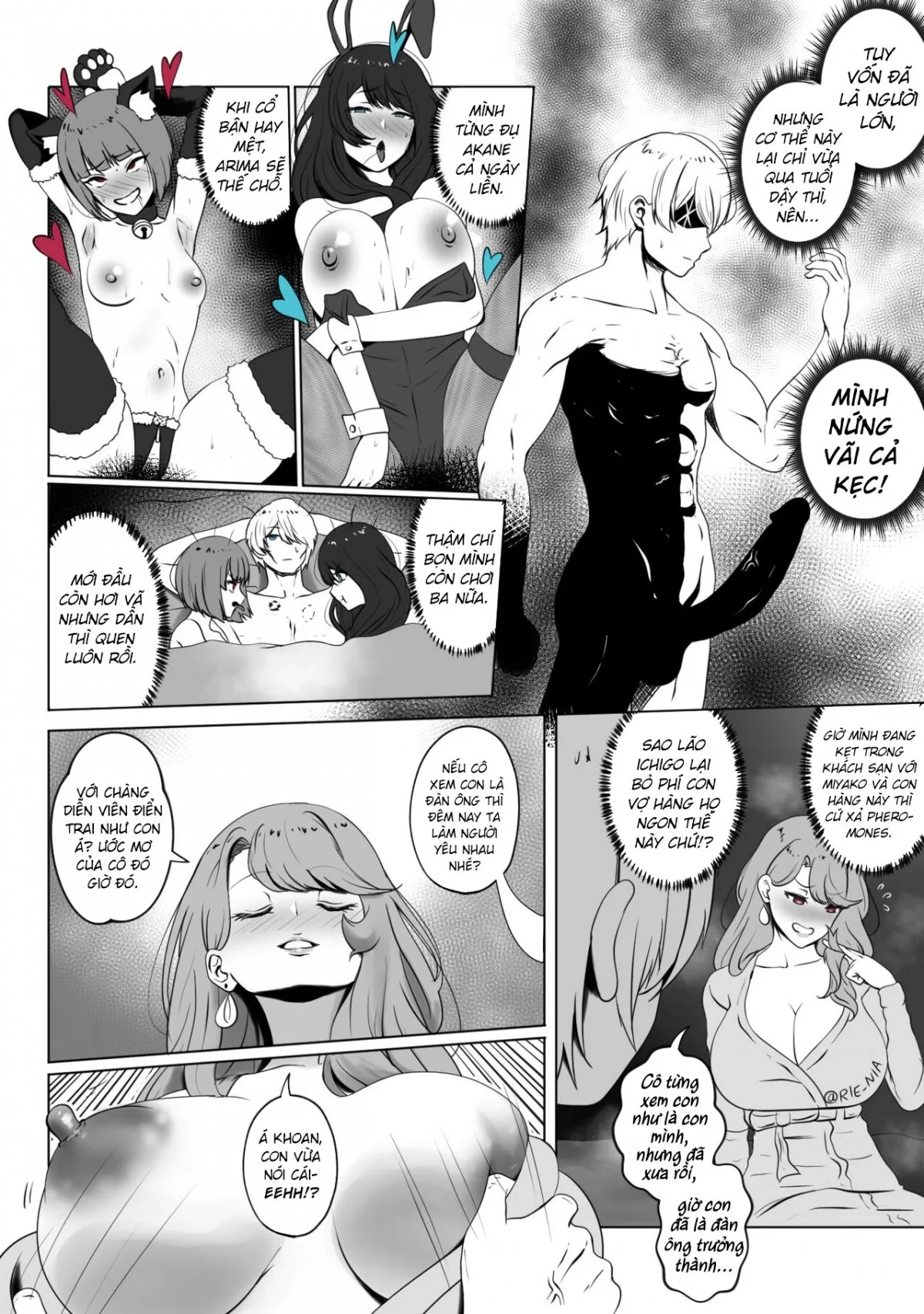 HentaiVN.net - Ảnh 6 - ANAK PUNGUT [Con trai nuôi của mị là nam diễn viên điển trai] - Oneshot