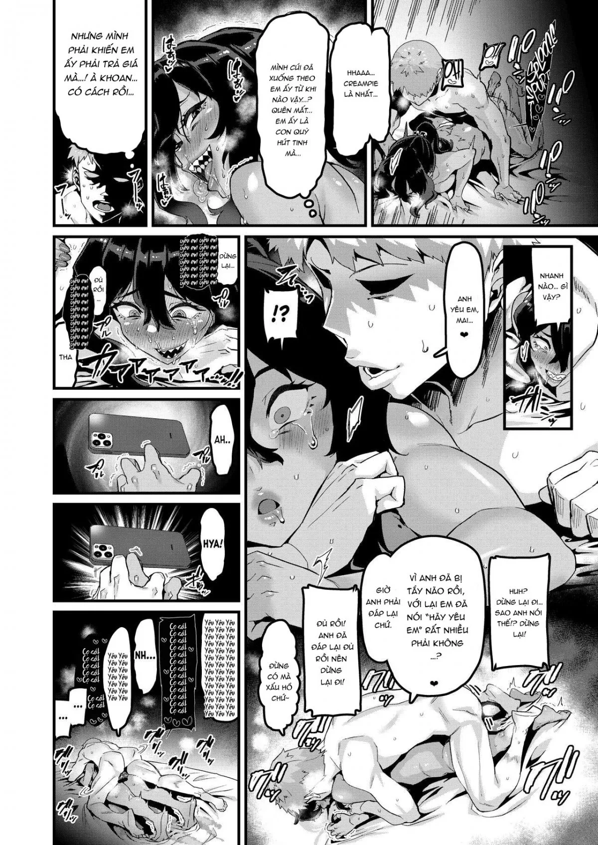 HentaiVN.net - Ảnh 27 - Tôi đã thích anh/em trong một thời gian dài. - Chap 2: end ( bố 2 đứa điên (