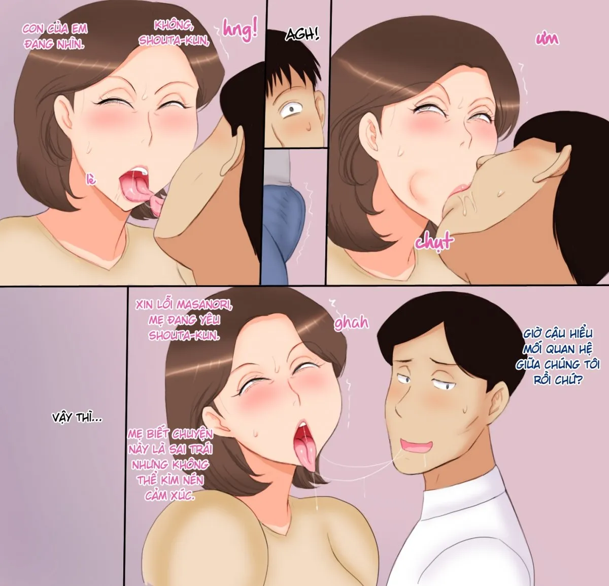 HentaiVN.net - Ảnh 14 - Haha wa Kouhai no Onna [母は後輩の女] - Oneshot