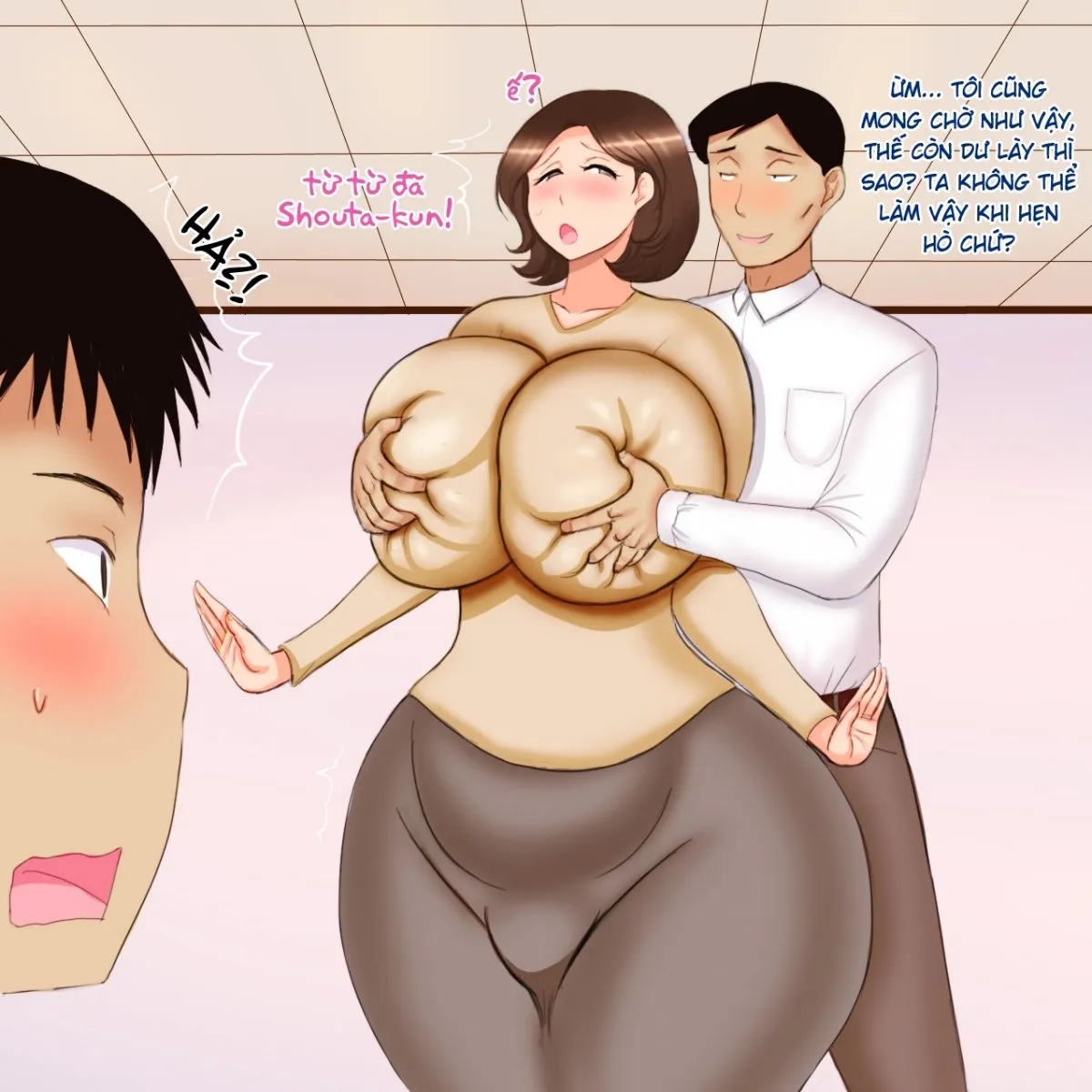 HentaiVN.net - Ảnh 7 - Haha wa Kouhai no Onna [母は後輩の女] - Oneshot