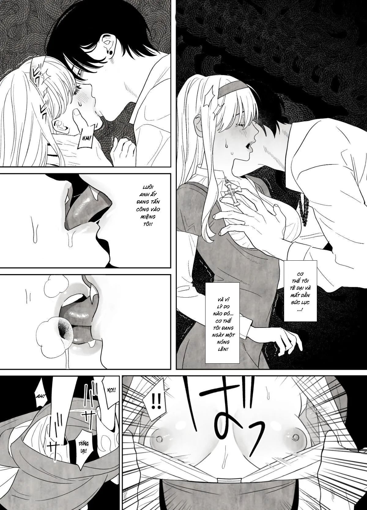 HentaiVN.net - Ảnh 12 - Nữ tu phạm luật làng với con rắn - Oneshot