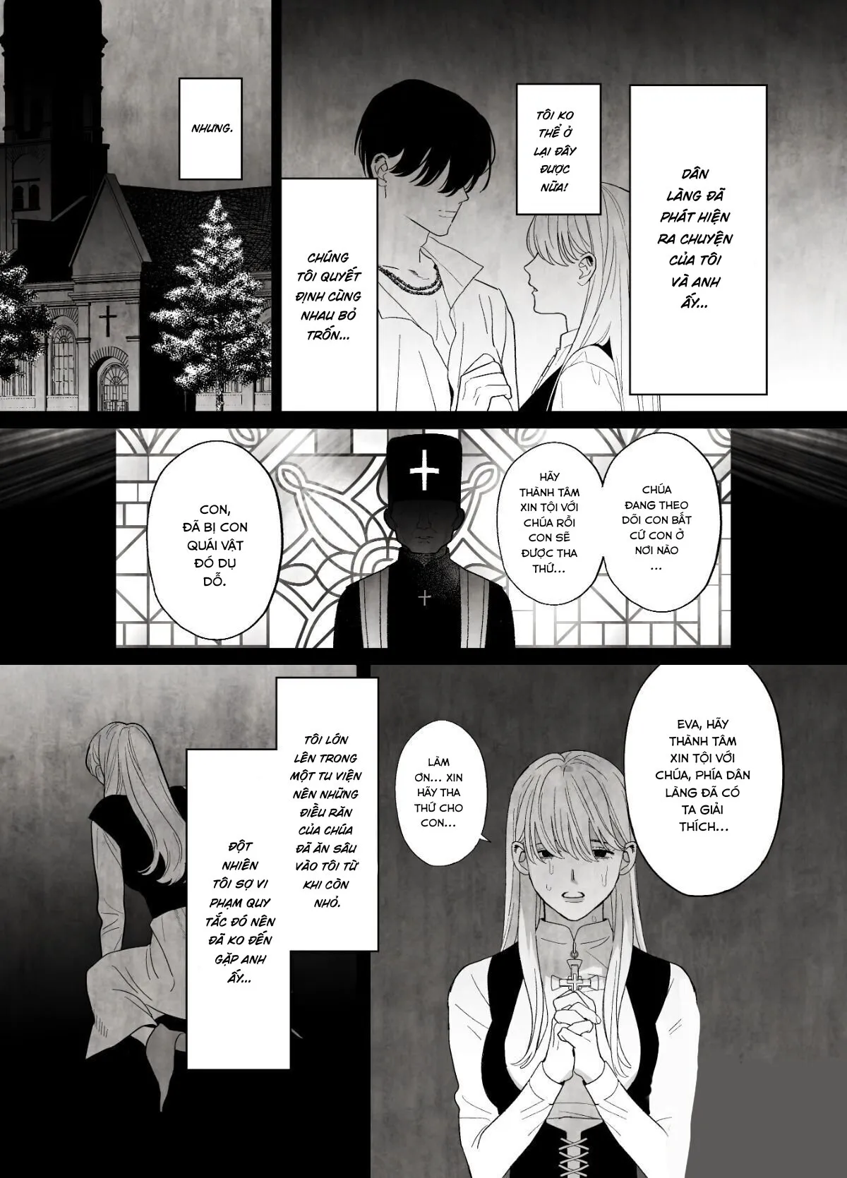 HentaiVN.net - Ảnh 35 - Nữ tu phạm luật làng với con rắn - Oneshot