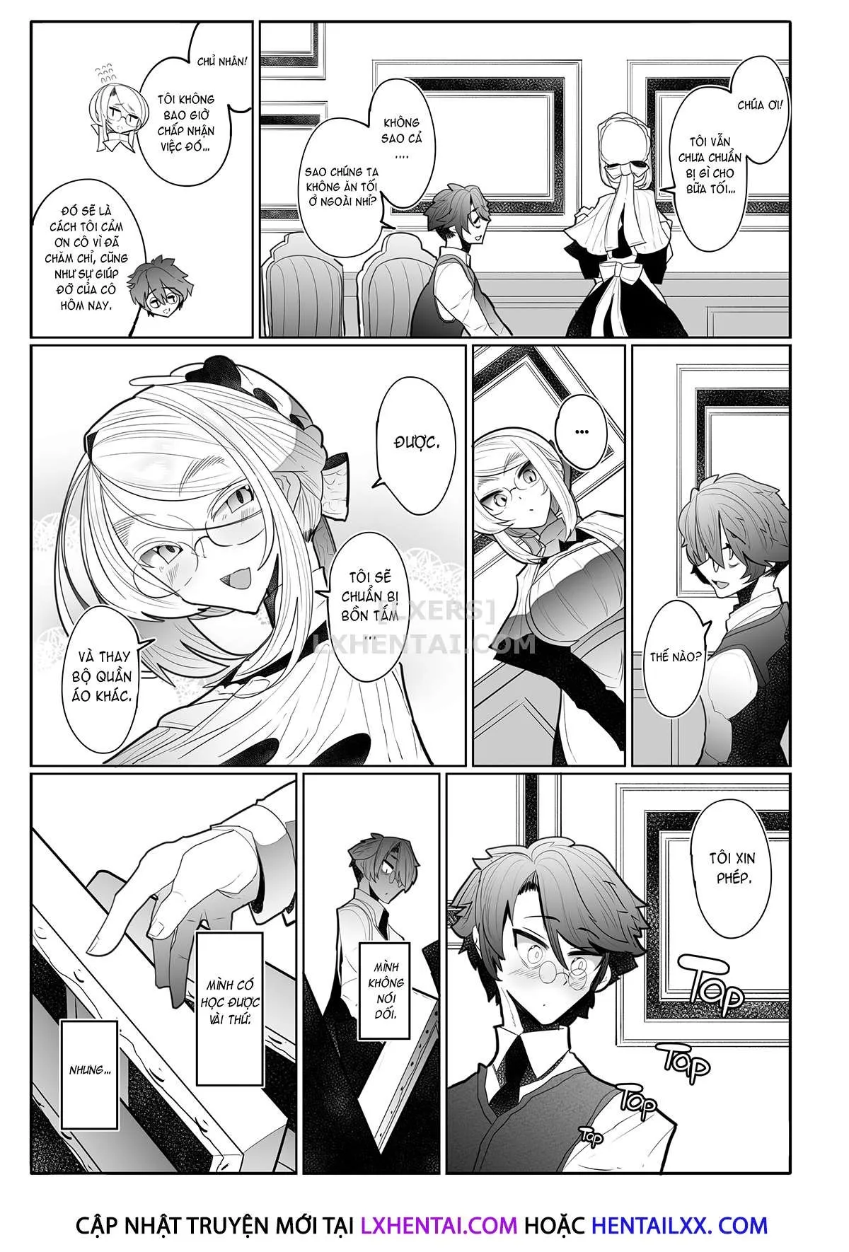 HentaiVN.net - Ảnh 56 - Shinshi Tsuki Maid no Sophie-san [Gentleman’s Maid Sophie] - Chap 3