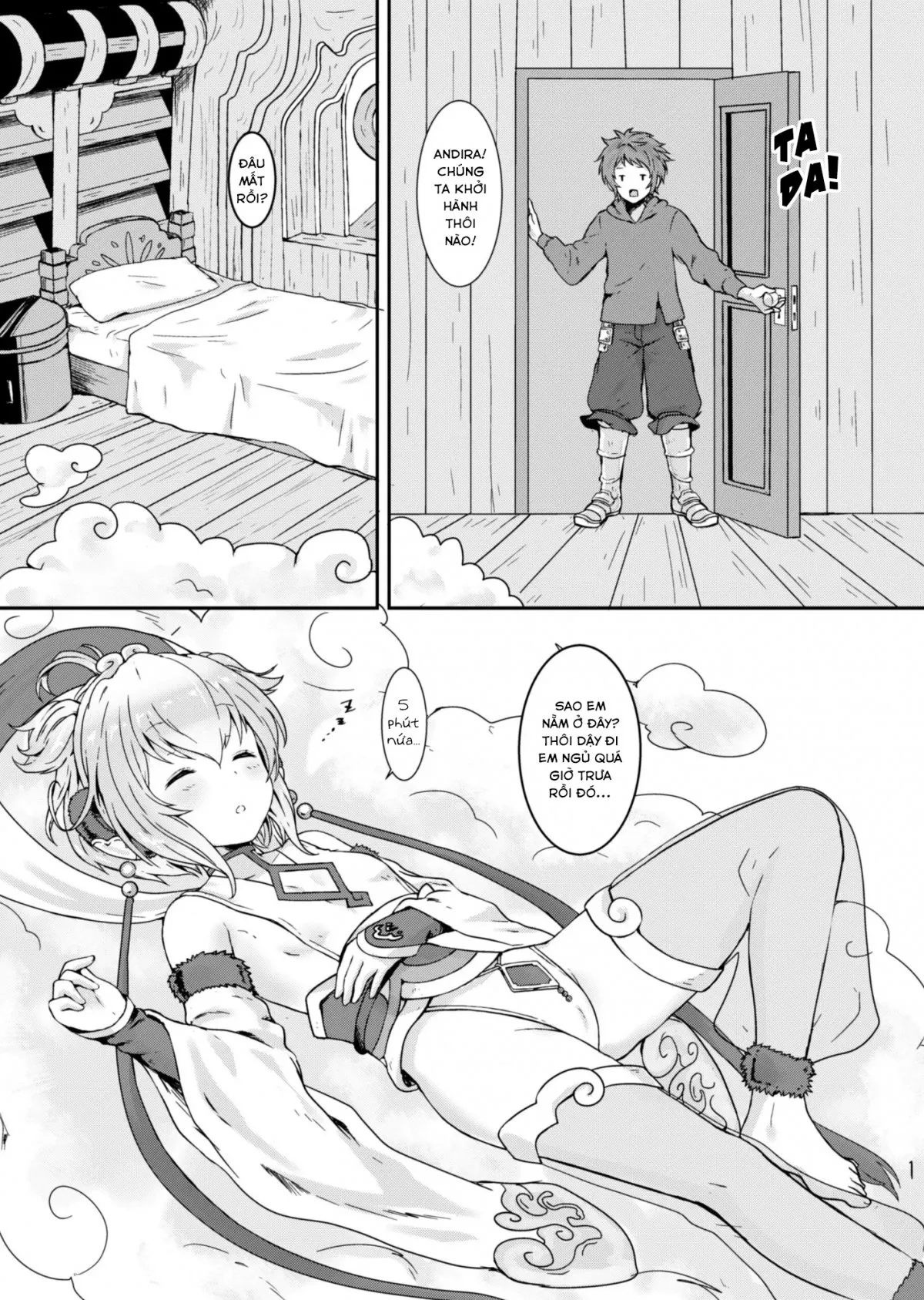 HentaiVN.net - Ảnh 3 - Giấc ngủ trưa êm ái [Mofumofu Ohirune Time] - Oneshot