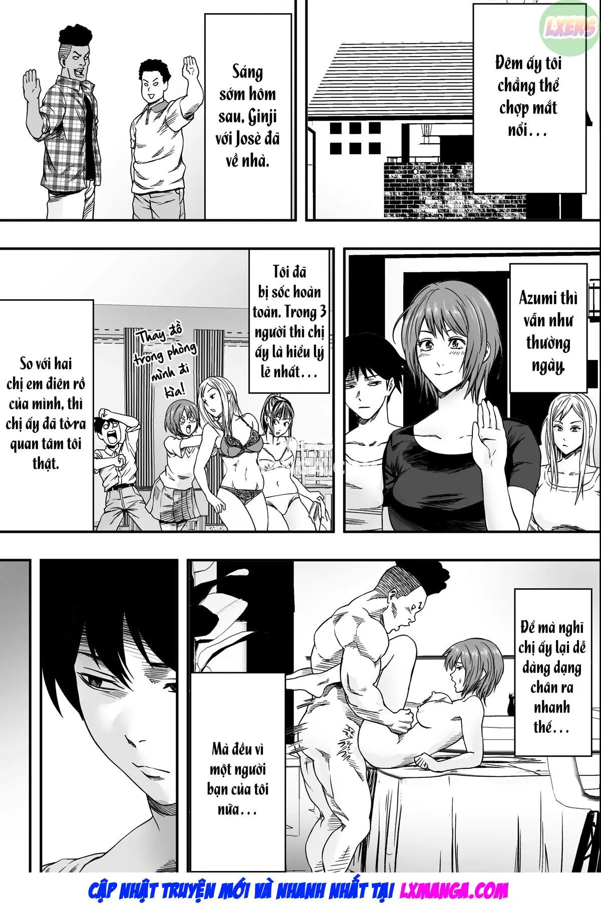 HentaiVN.net - Ảnh 23 - San Shimai Harem Zen Netorare - Oneshot