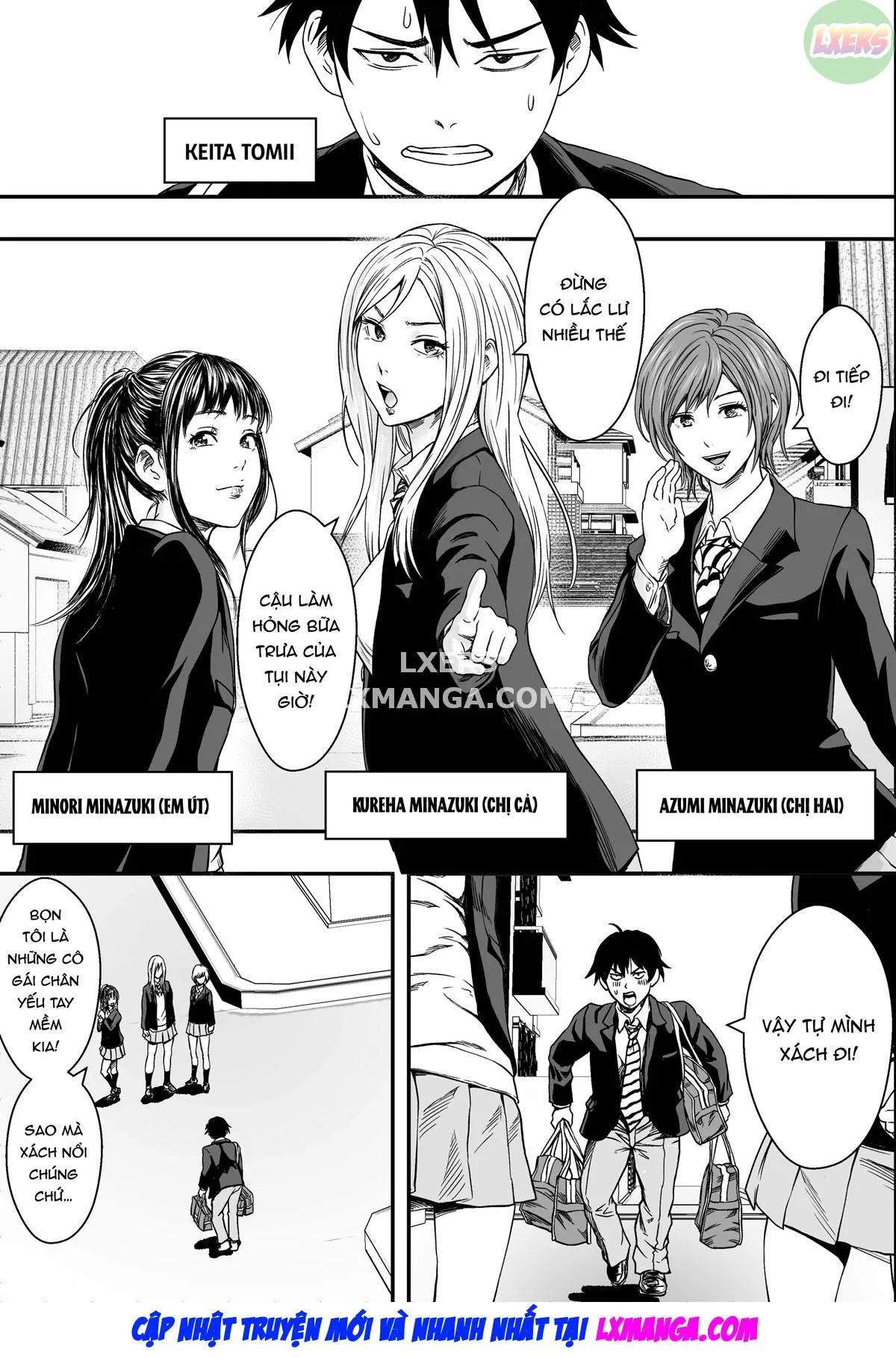 HentaiVN.net - Ảnh 3 - San Shimai Harem Zen Netorare - Oneshot