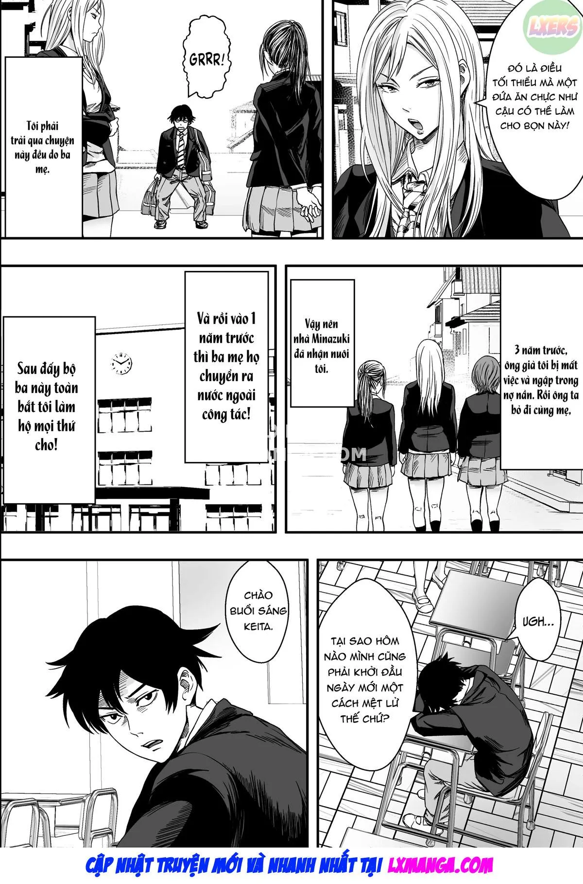 HentaiVN.net - Ảnh 4 - San Shimai Harem Zen Netorare - Oneshot
