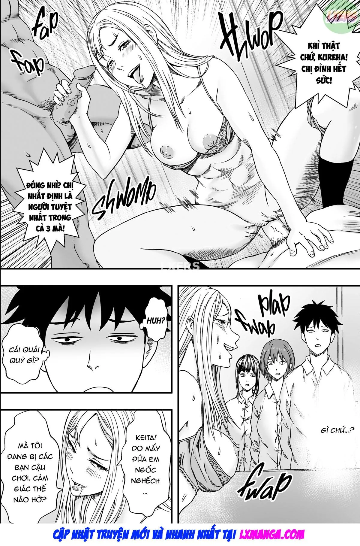 HentaiVN.net - Ảnh 40 - San Shimai Harem Zen Netorare - Oneshot