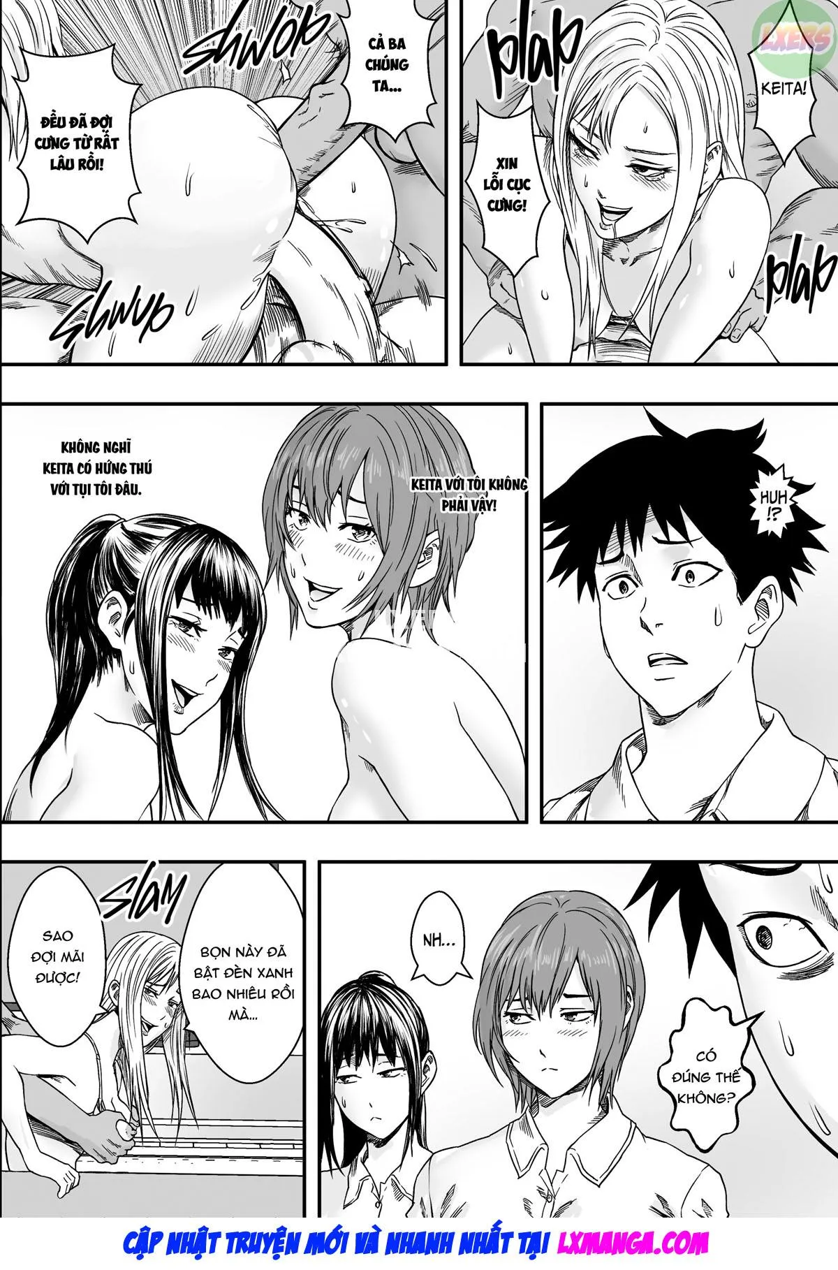 HentaiVN.net - Ảnh 44 - San Shimai Harem Zen Netorare - Oneshot