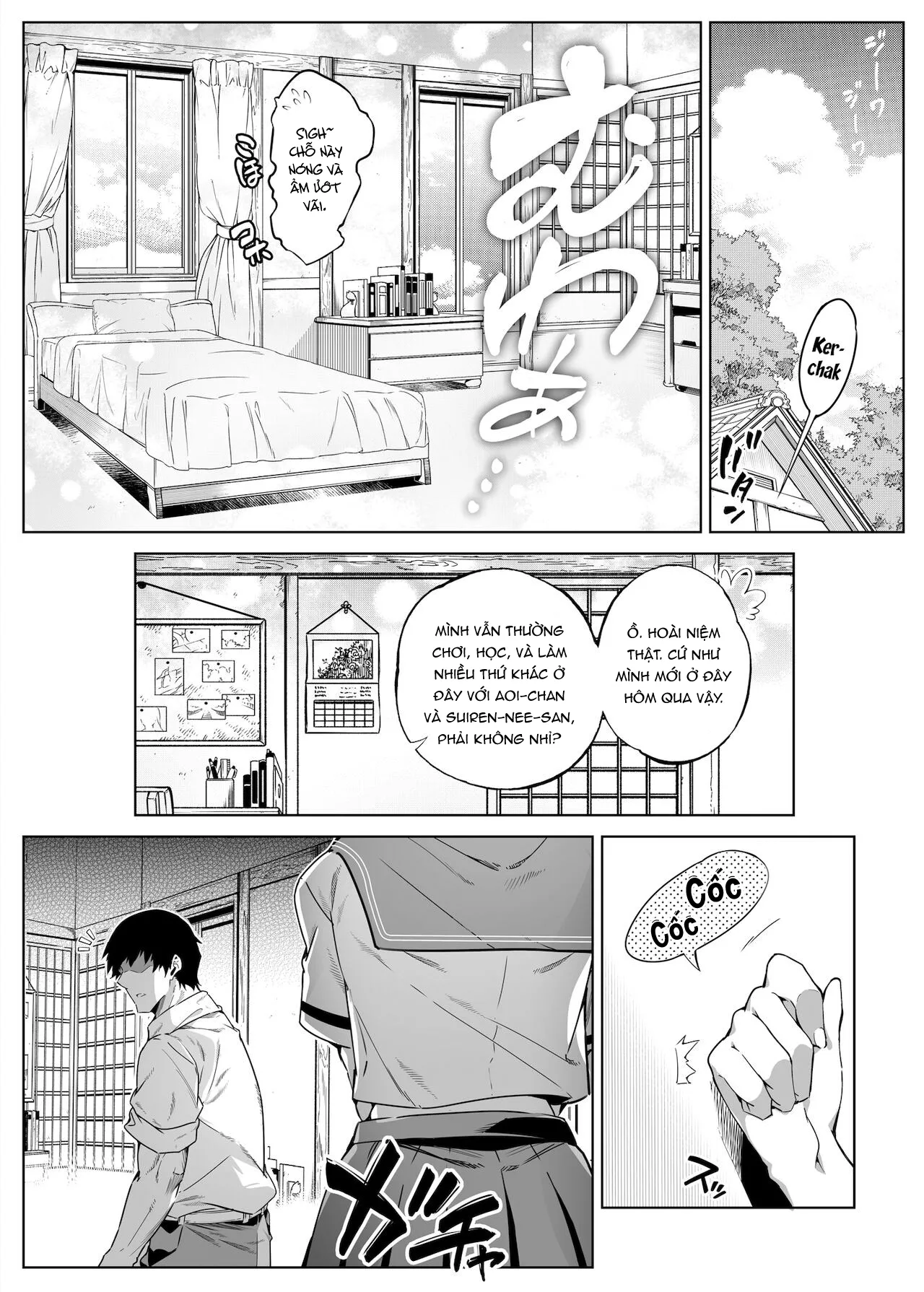 HentaiVN.net - Ảnh 16 - Làm lại mùa hè [Natsu no Yari Naoshi -Inaka to Hanare to Bijin Shimai] - Chap 1.1