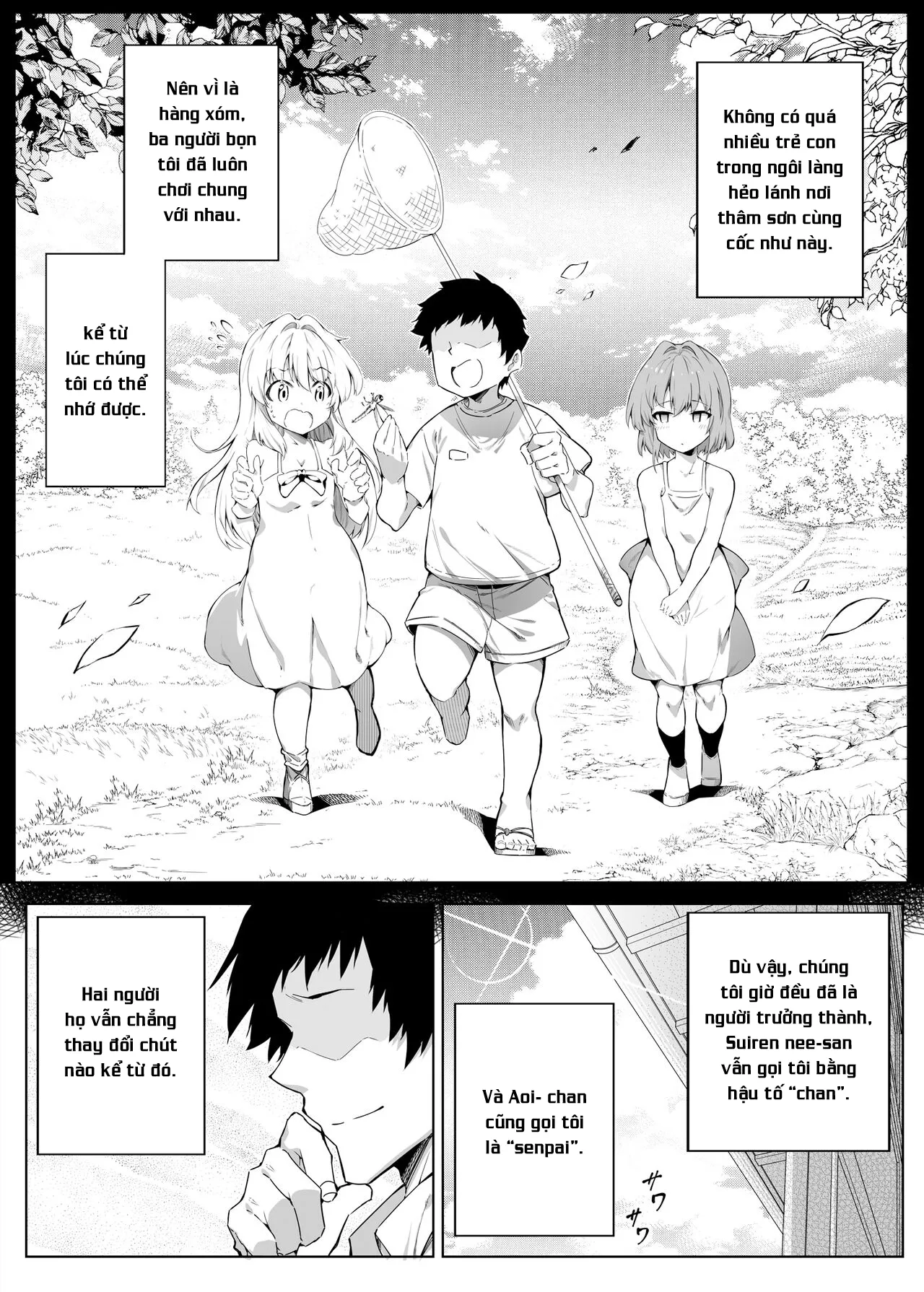 HentaiVN.net - Ảnh 19 - Làm lại mùa hè [Natsu no Yari Naoshi -Inaka to Hanare to Bijin Shimai] - Chap 1.1