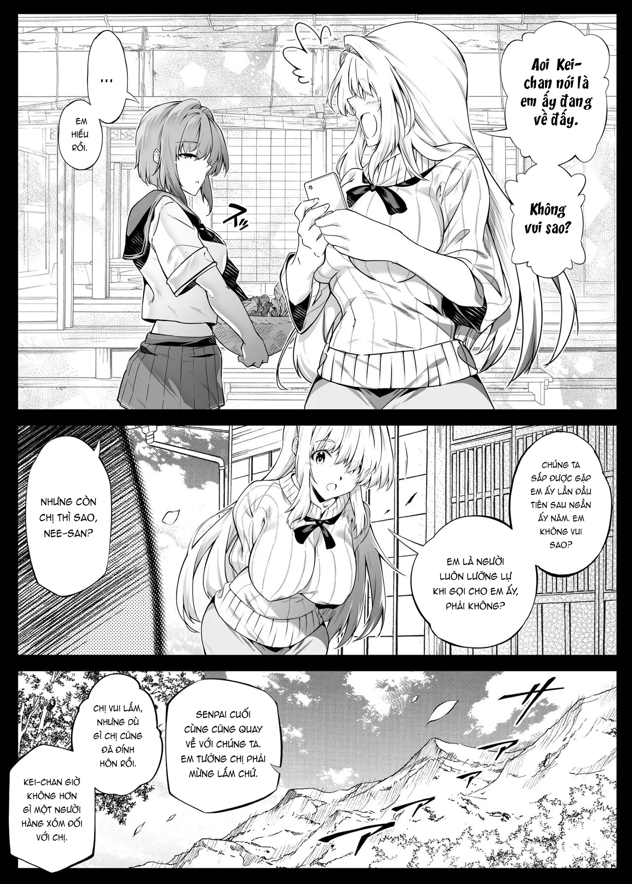 HentaiVN.net - Ảnh 15 - Làm lại mùa hè [Natsu no Yari Naoshi -Inaka to Hanare to Bijin Shimai] - Chap 2.1