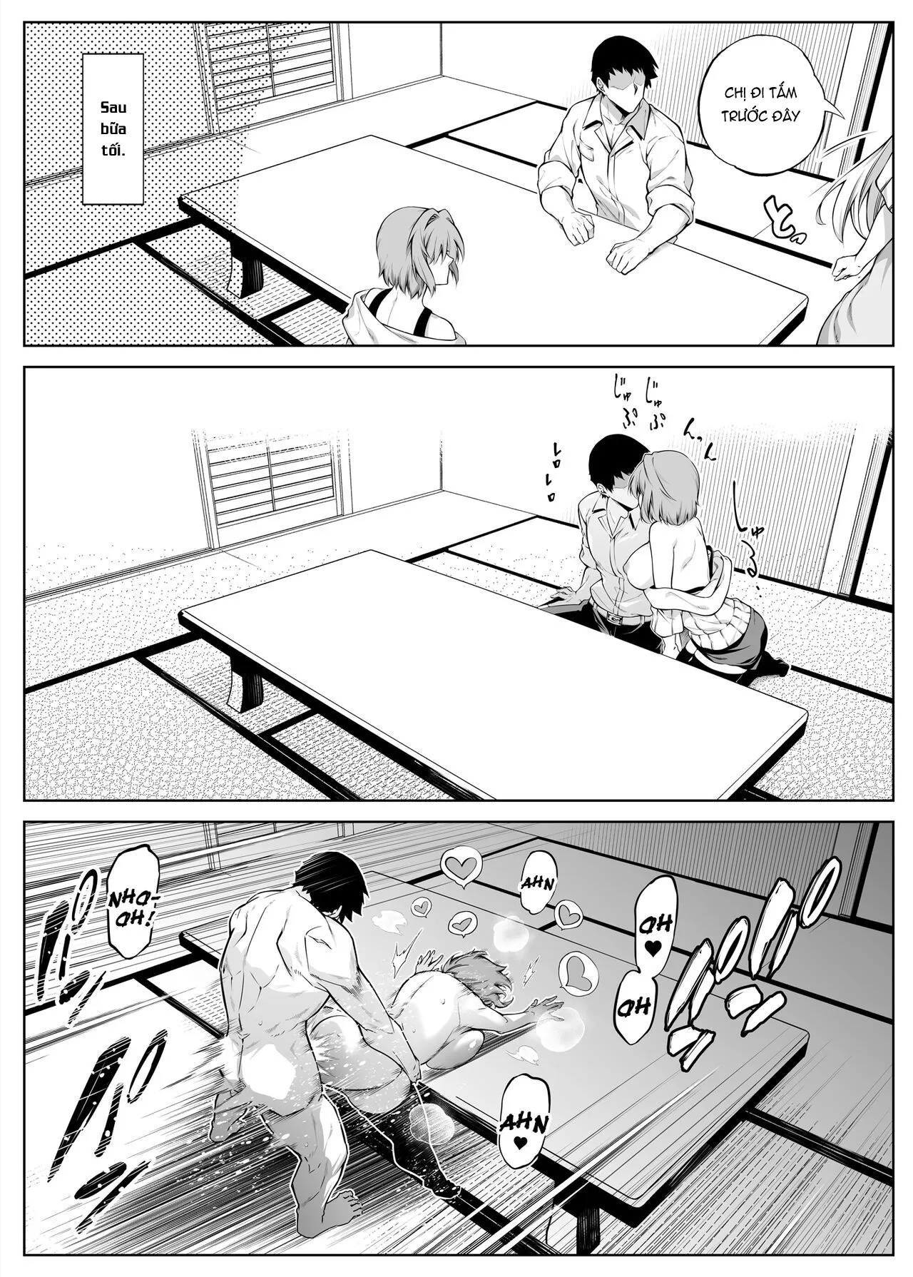 HentaiVN.net - Ảnh 3 - Làm lại mùa hè [Natsu no Yari Naoshi -Inaka to Hanare to Bijin Shimai] - Chap 2.2 - Hết chap 2