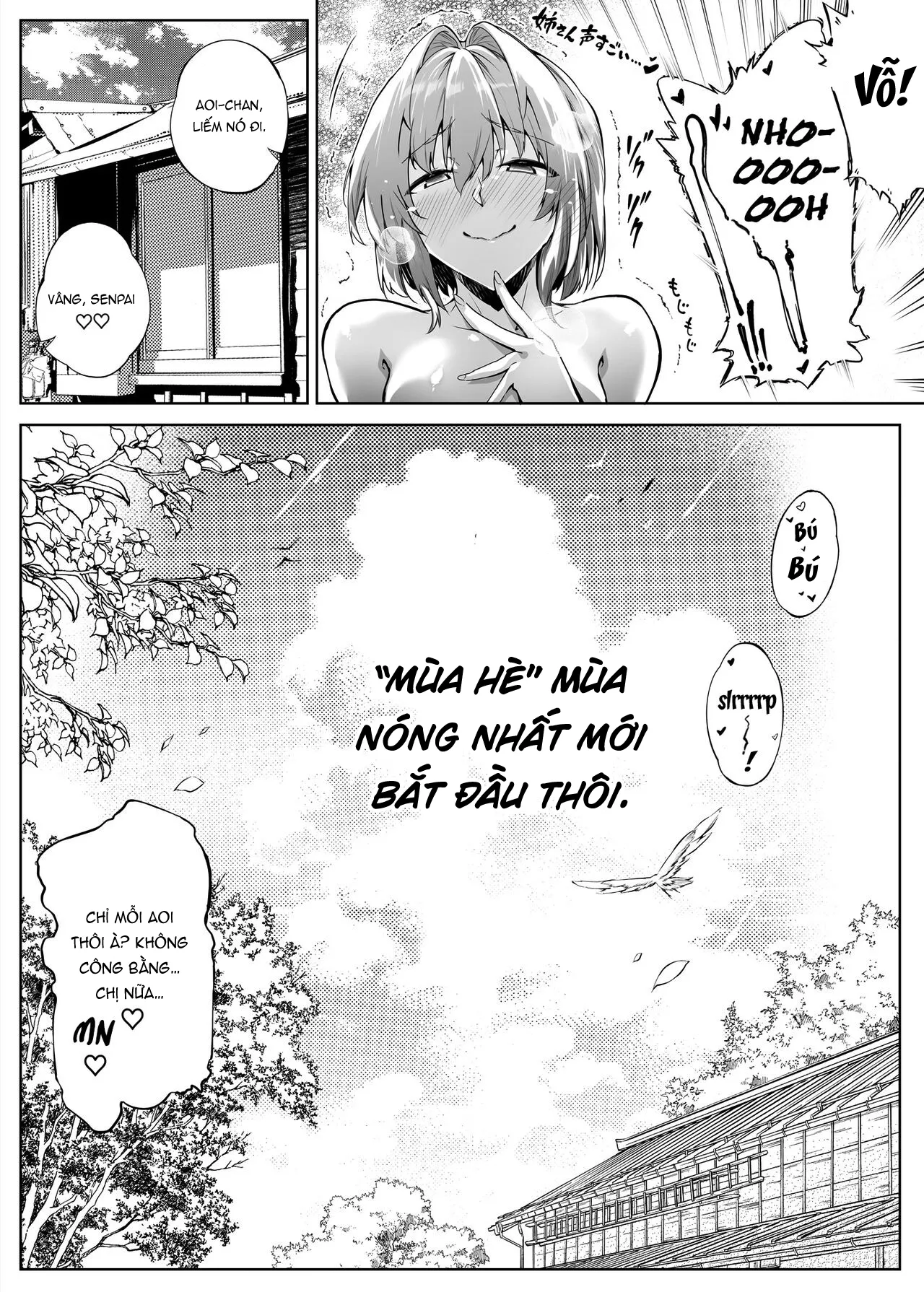 HentaiVN.net - Ảnh 47 - Làm lại mùa hè [Natsu no Yari Naoshi -Inaka to Hanare to Bijin Shimai] - Chap 2.2 - Hết chap 2