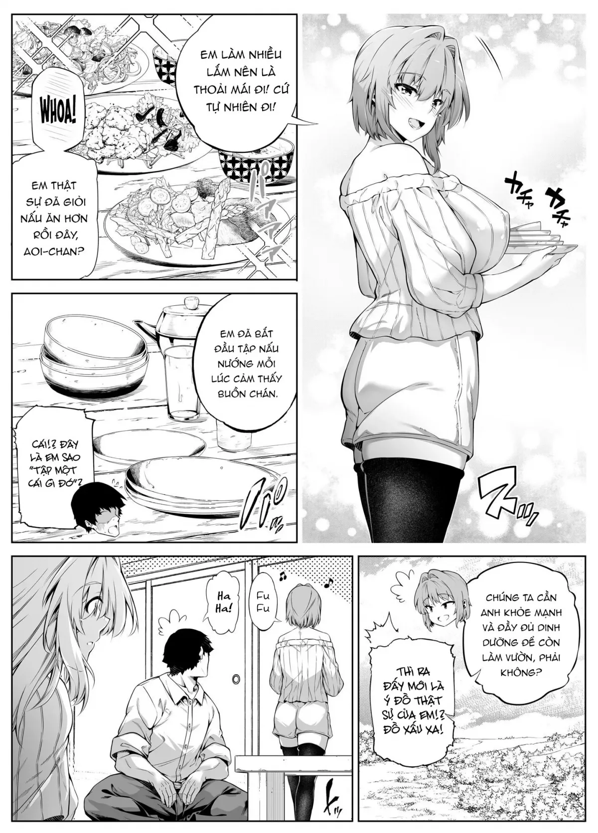 HentaiVN.net - Ảnh 27 - Làm lại mùa hè [Natsu no Yari Naoshi -Inaka to Hanare to Bijin Shimai] - Chap 3.1