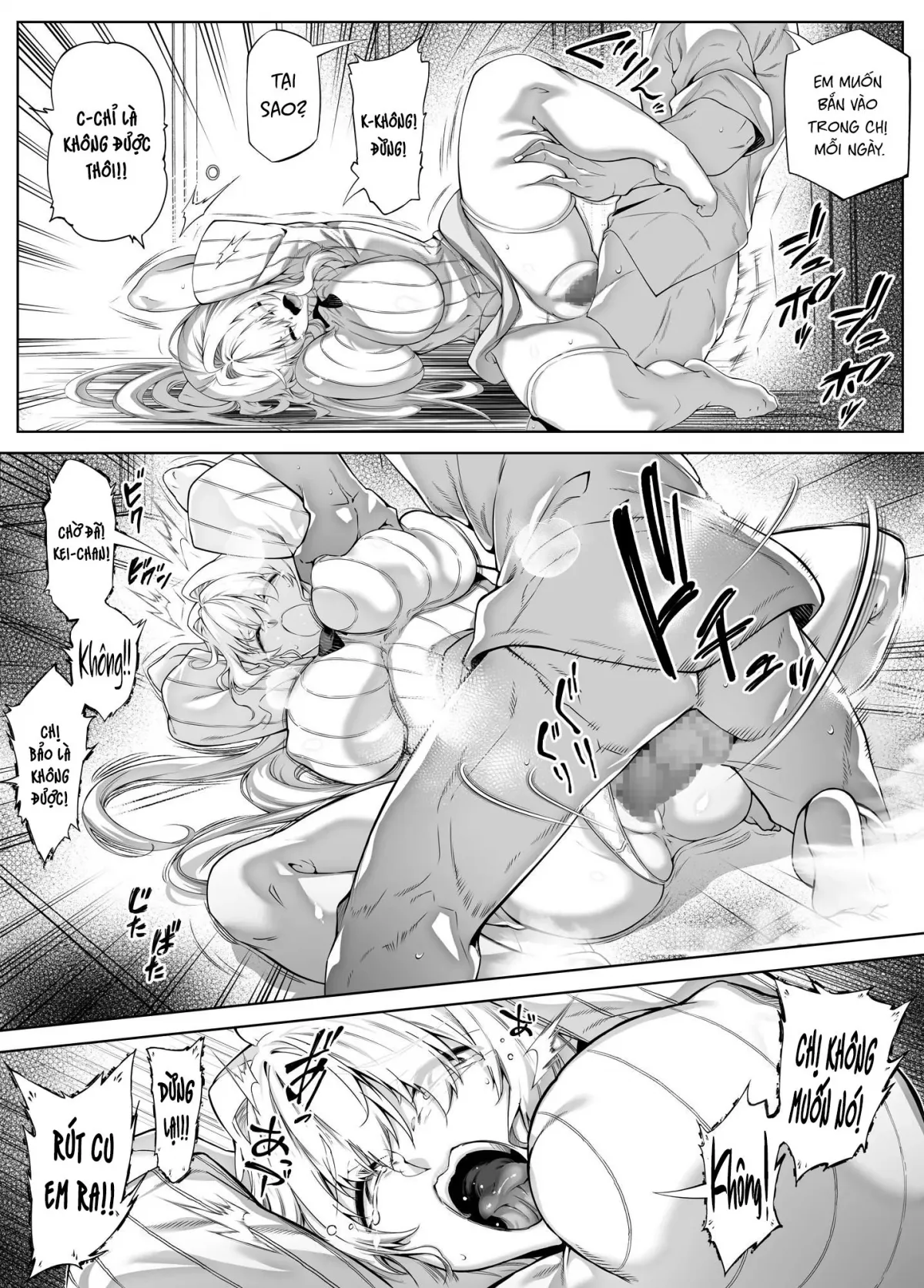 HentaiVN.net - Ảnh 48 - Làm lại mùa hè [Natsu no Yari Naoshi -Inaka to Hanare to Bijin Shimai] - Chap 3.1