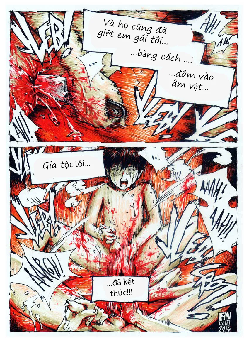 HentaiVN.net - Ảnh 5 - Virut bạo dâm [Terrifying World of Empathy] - Oneshot