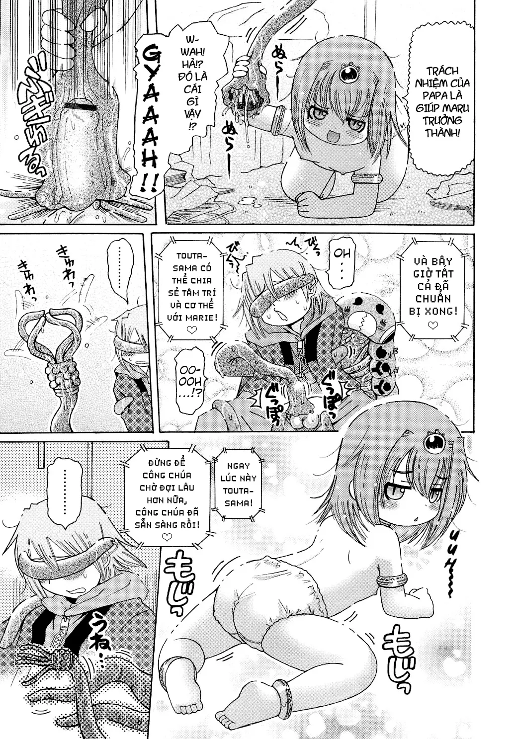 HentaiVN.net - Ảnh 12 - Youchuu [Little Girl Kiss] - Chap 3