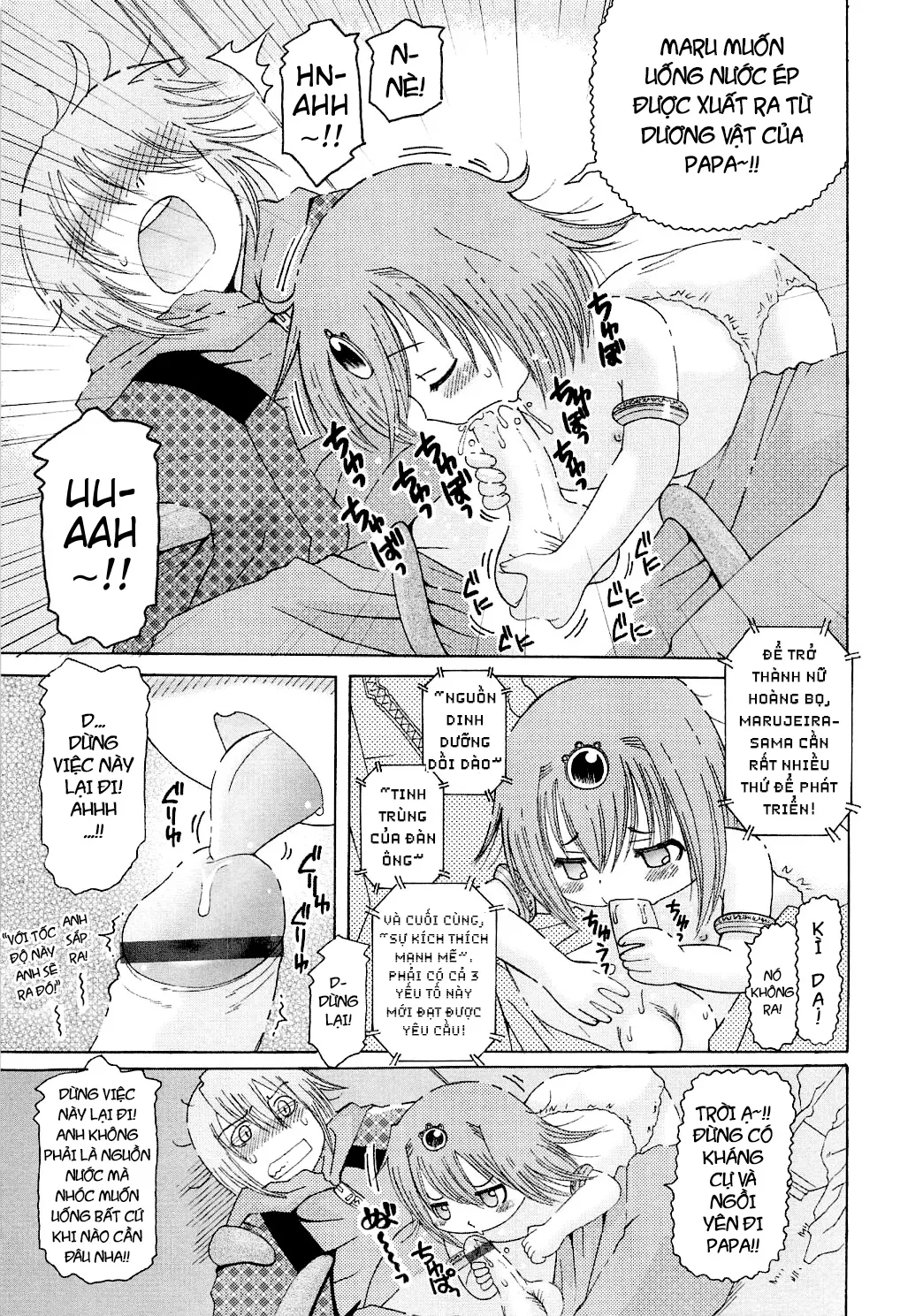 HentaiVN.net - Ảnh 8 - Youchuu [Little Girl Kiss] - Chap 3