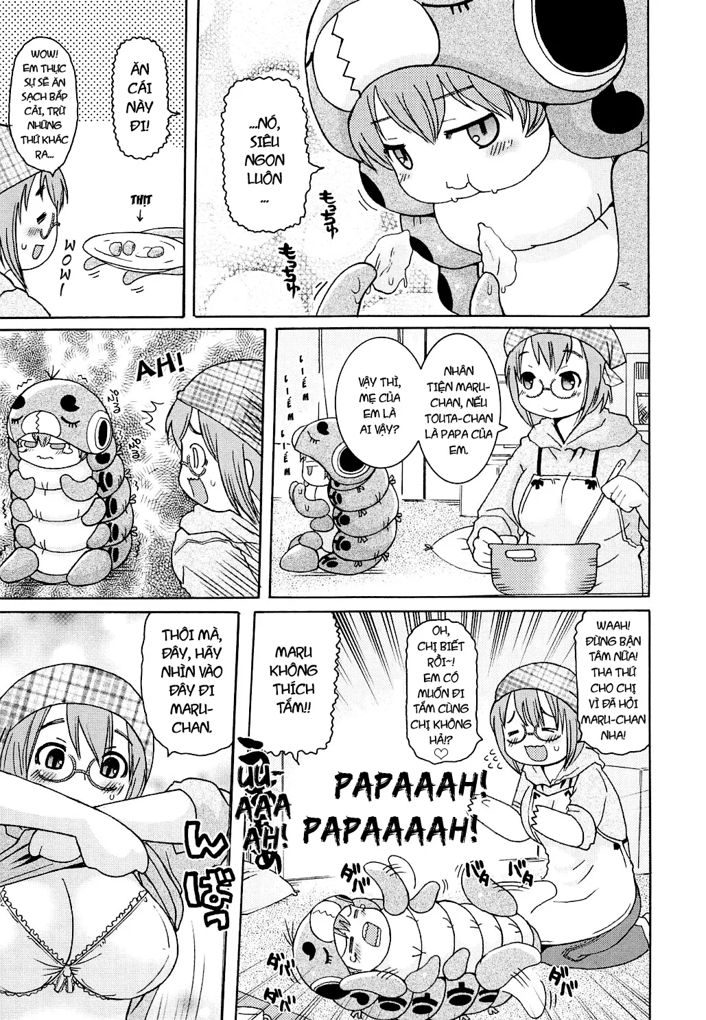 HentaiVN.net - Ảnh 6 - Youchuu [Little Girl Kiss] - Chap 4