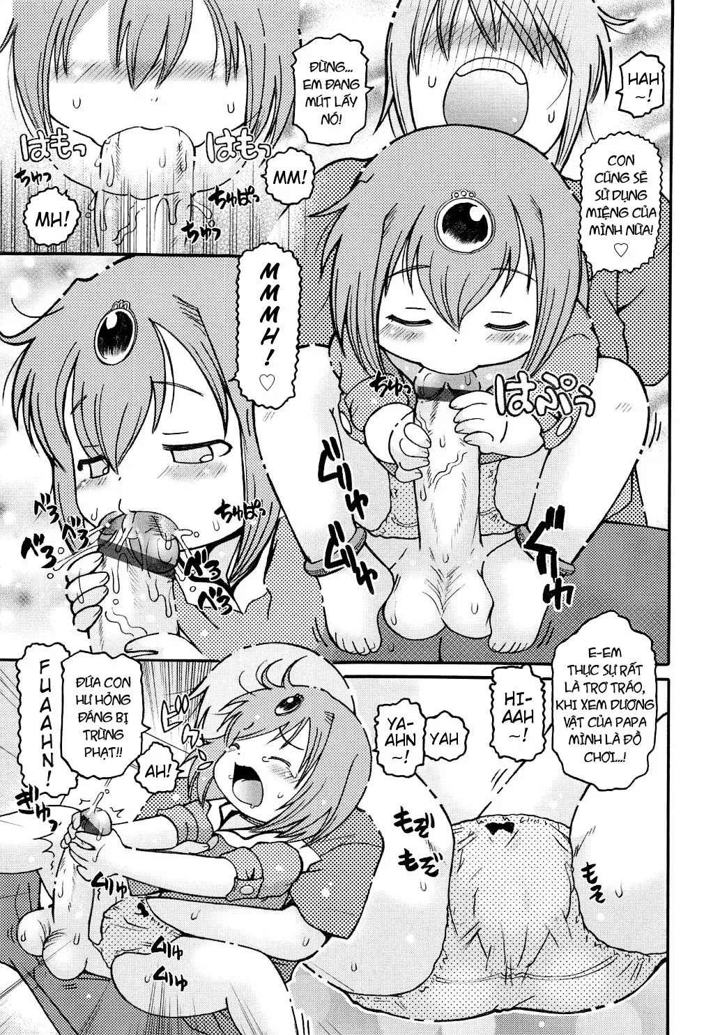 HentaiVN.net - Ảnh 10 - Youchuu [Little Girl Kiss] - Chap 6
