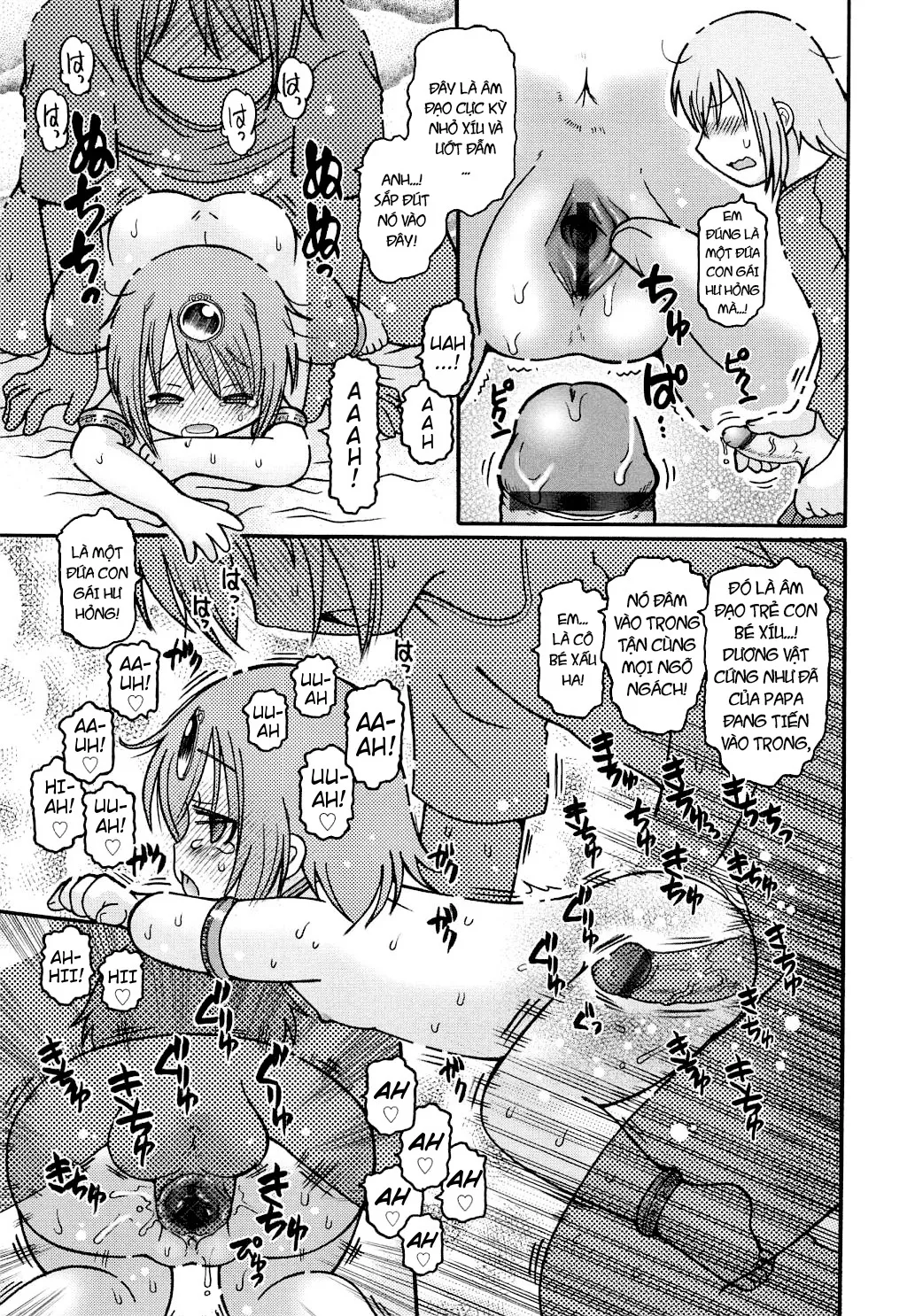 HentaiVN.net - Ảnh 14 - Youchuu [Little Girl Kiss] - Chap 6