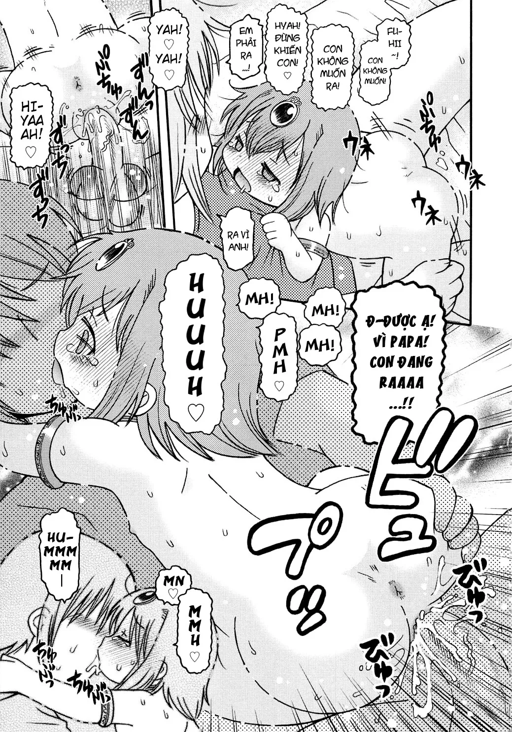 HentaiVN.net - Ảnh 16 - Youchuu [Little Girl Kiss] - Chap 6