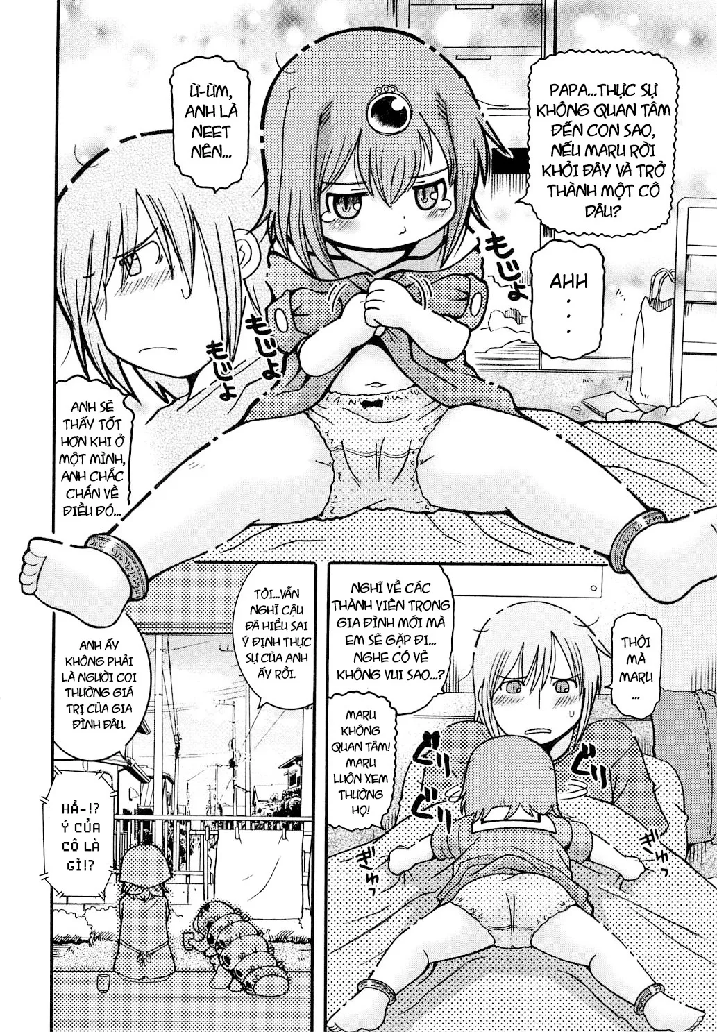 HentaiVN.net - Ảnh 5 - Youchuu [Little Girl Kiss] - Chap 6