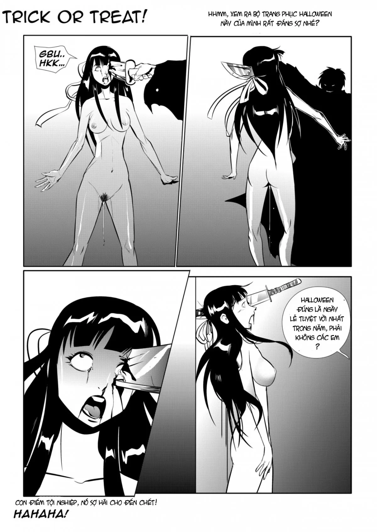HentaiVN.net - Ảnh 21 - Tuyển Tập Truyện Kinh Dị Ở Dinh Thự Cổ [Tales of the Old Mansion: Midnight Party] - Chap 1: Tiệc Halloween