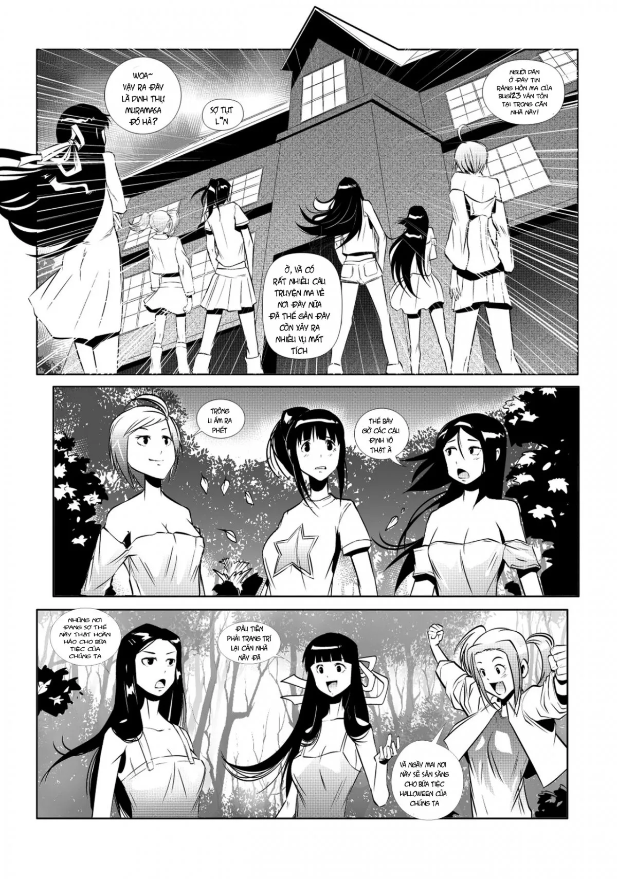 HentaiVN.net - Ảnh 4 - Tuyển Tập Truyện Kinh Dị Ở Dinh Thự Cổ [Tales of the Old Mansion: Midnight Party] - Chap 1: Tiệc Halloween
