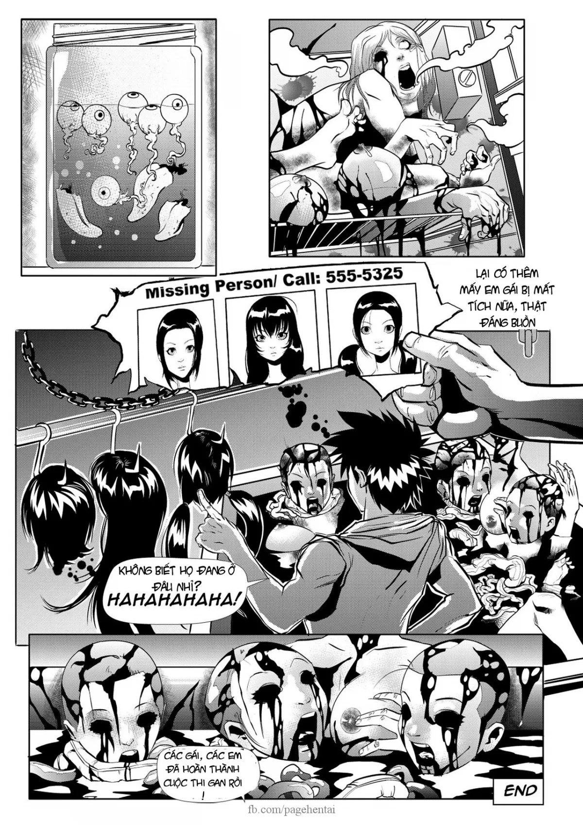 HentaiVN.net - Ảnh 31 - Tuyển Tập Truyện Kinh Dị Ở Dinh Thự Cổ [Tales of the Old Mansion: Midnight Party] - Chap 2: Cuộc thi gan