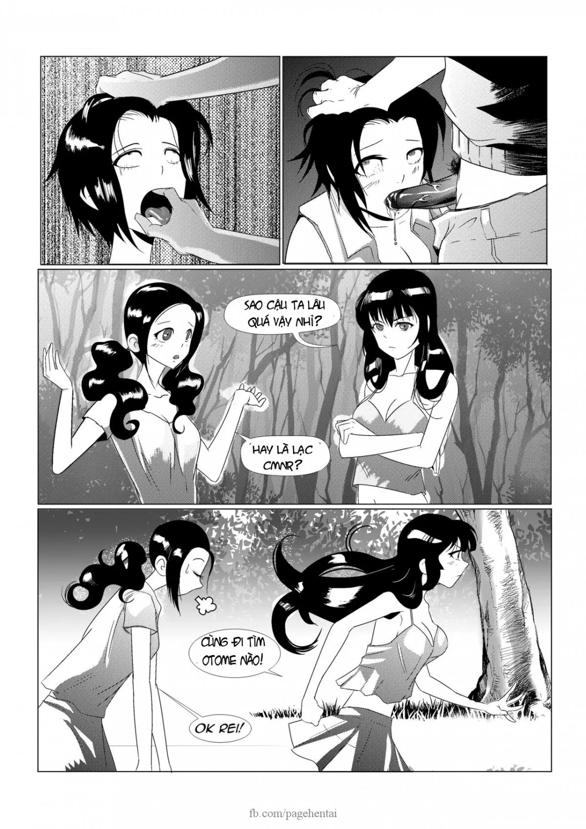 HentaiVN.net - Ảnh 7 - Tuyển Tập Truyện Kinh Dị Ở Dinh Thự Cổ [Tales of the Old Mansion: Midnight Party] - Chap 2: Cuộc thi gan