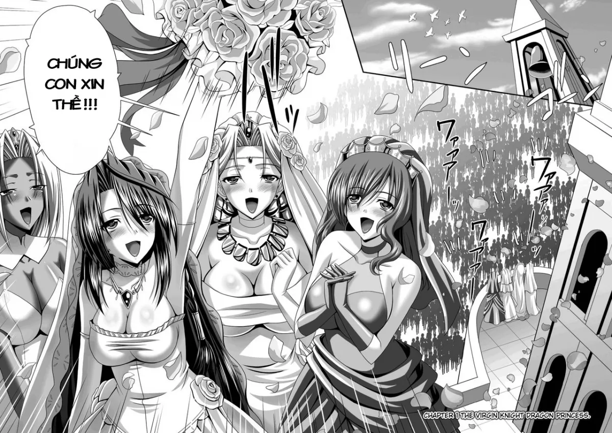 HentaiVN.net - Ảnh 10 - Hạnh phúc với dàn Harem [Harem Wedding The Sweet Honeymoon; ハーレムウェディング; The Sweet Honeymoon] - Chapter 1