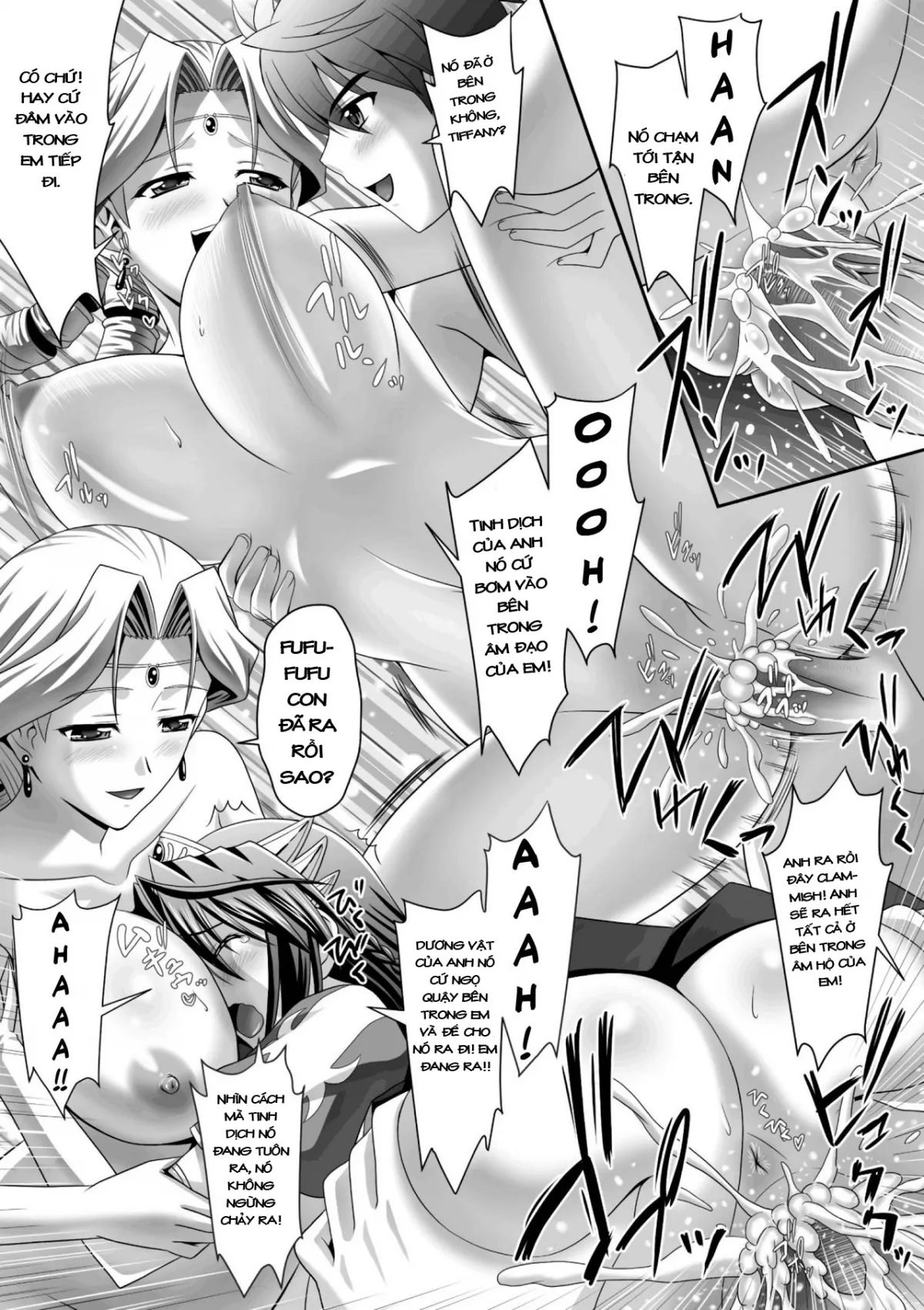 HentaiVN.net - Ảnh 21 - Hạnh phúc với dàn Harem [Harem Wedding The Sweet Honeymoon; ハーレムウェディング; The Sweet Honeymoon] - Chapter 3