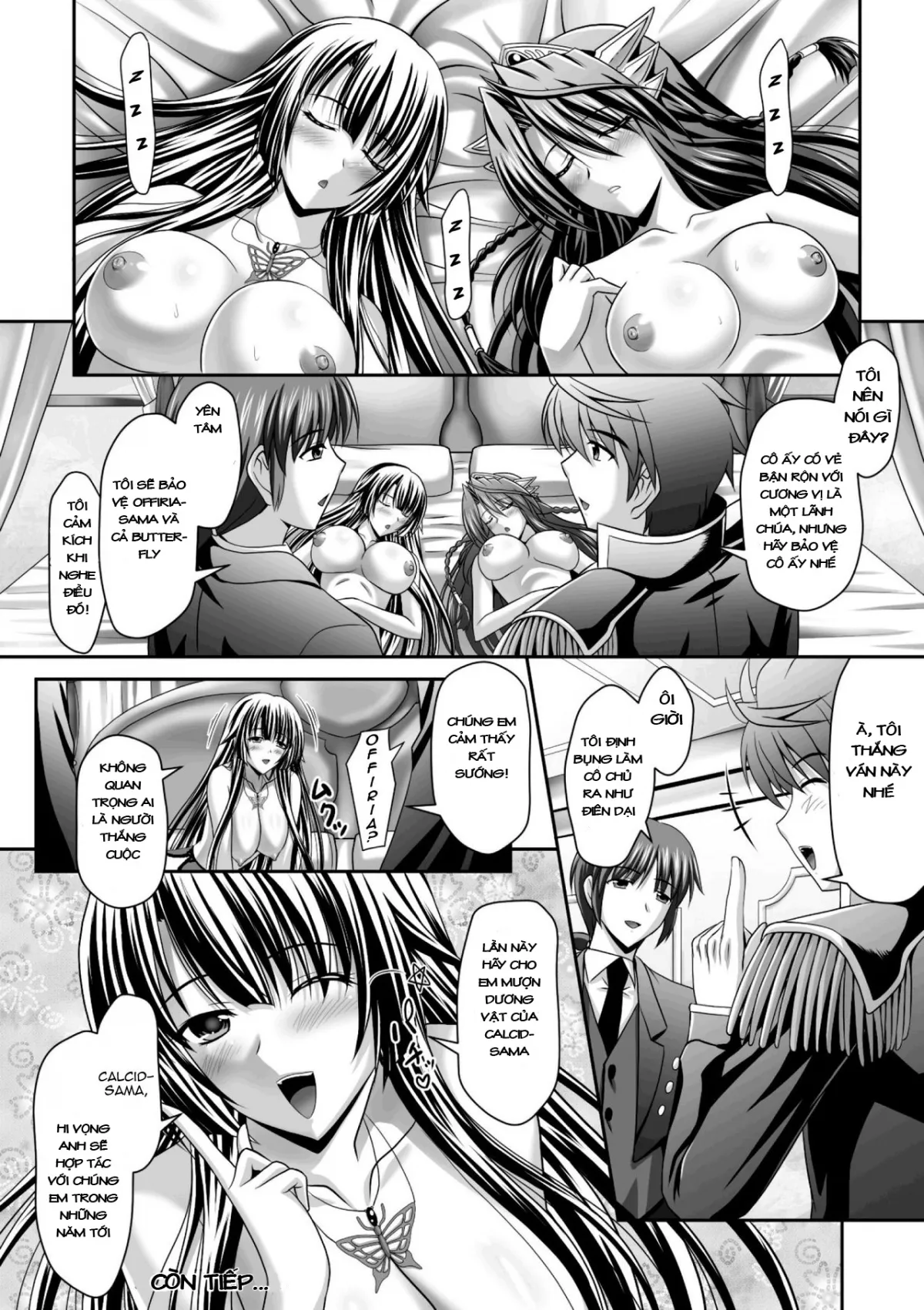 HentaiVN.net - Ảnh 25 - Hạnh phúc với dàn Harem [Harem Wedding The Sweet Honeymoon; ハーレムウェディング; The Sweet Honeymoon] - Chapter 4