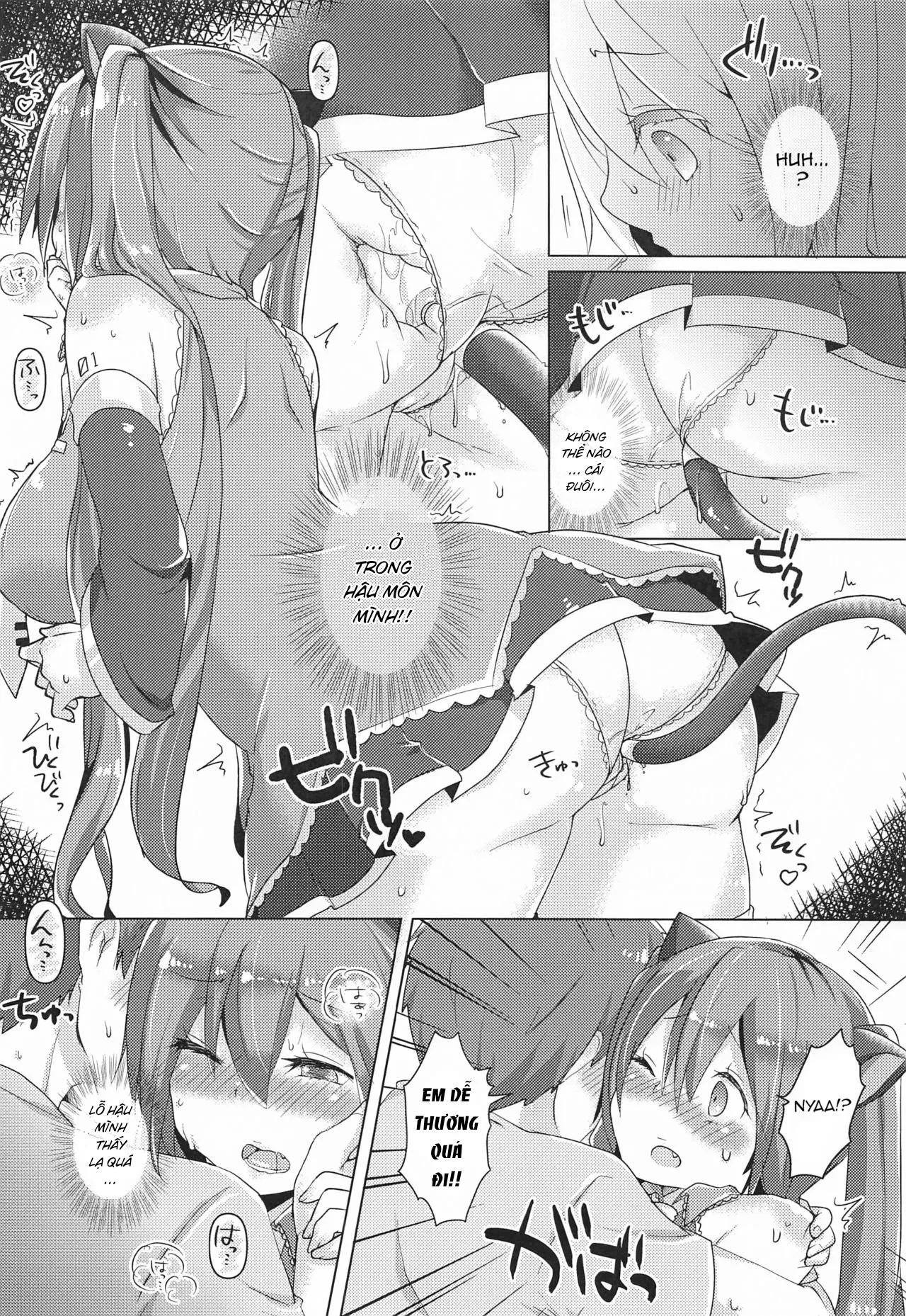 HentaiVN.net - Ảnh 6 - Miku-chan ni Nekomimi toka Plug in Shite Ichaicha Suru Hon (VOCALOID) [A Book About Installing a Catgirl Plugin and Having Lovey-Dovey Sex With Miku-chan] - Oneshot