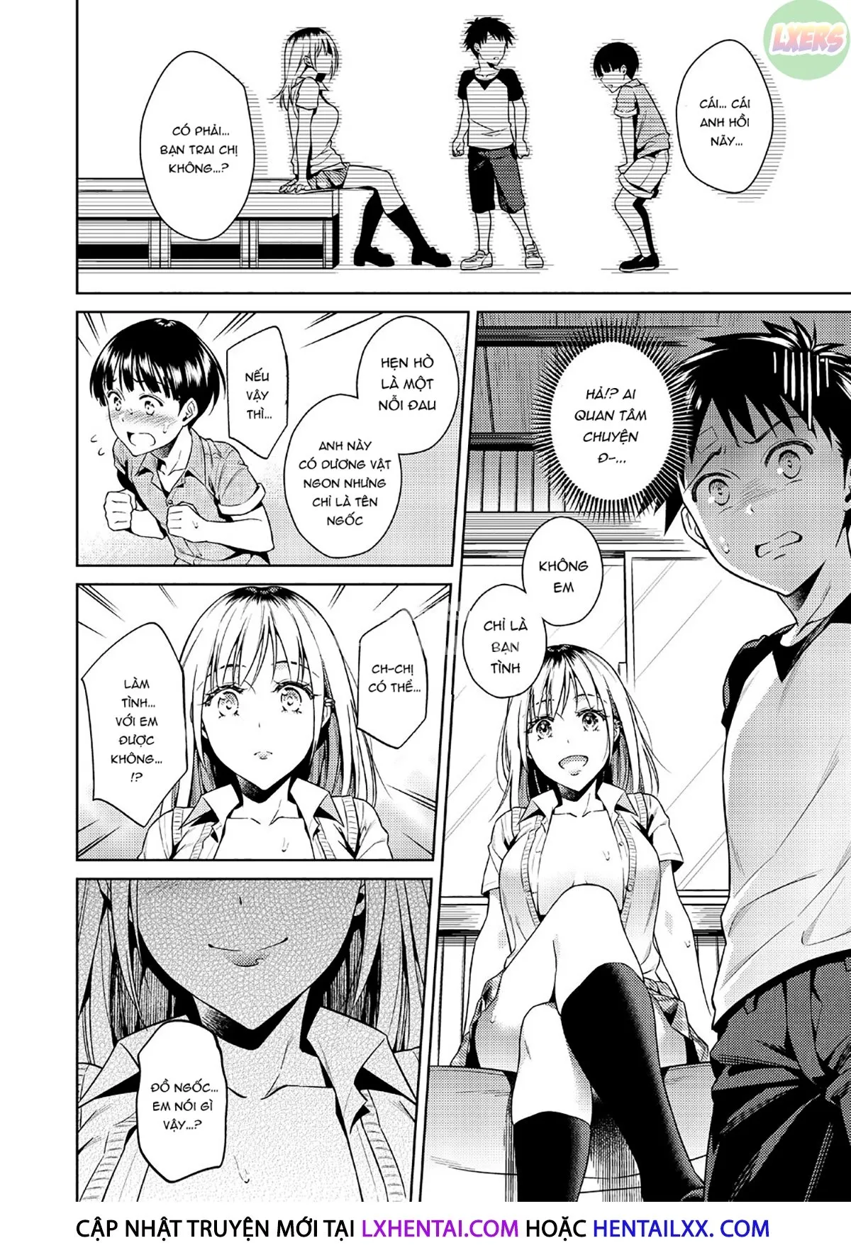 HentaiVN.net - Ảnh 13 - Bokura No Himitsu Kichi [One Girl And Two Boys In Their Secret Base] - Oneshot
