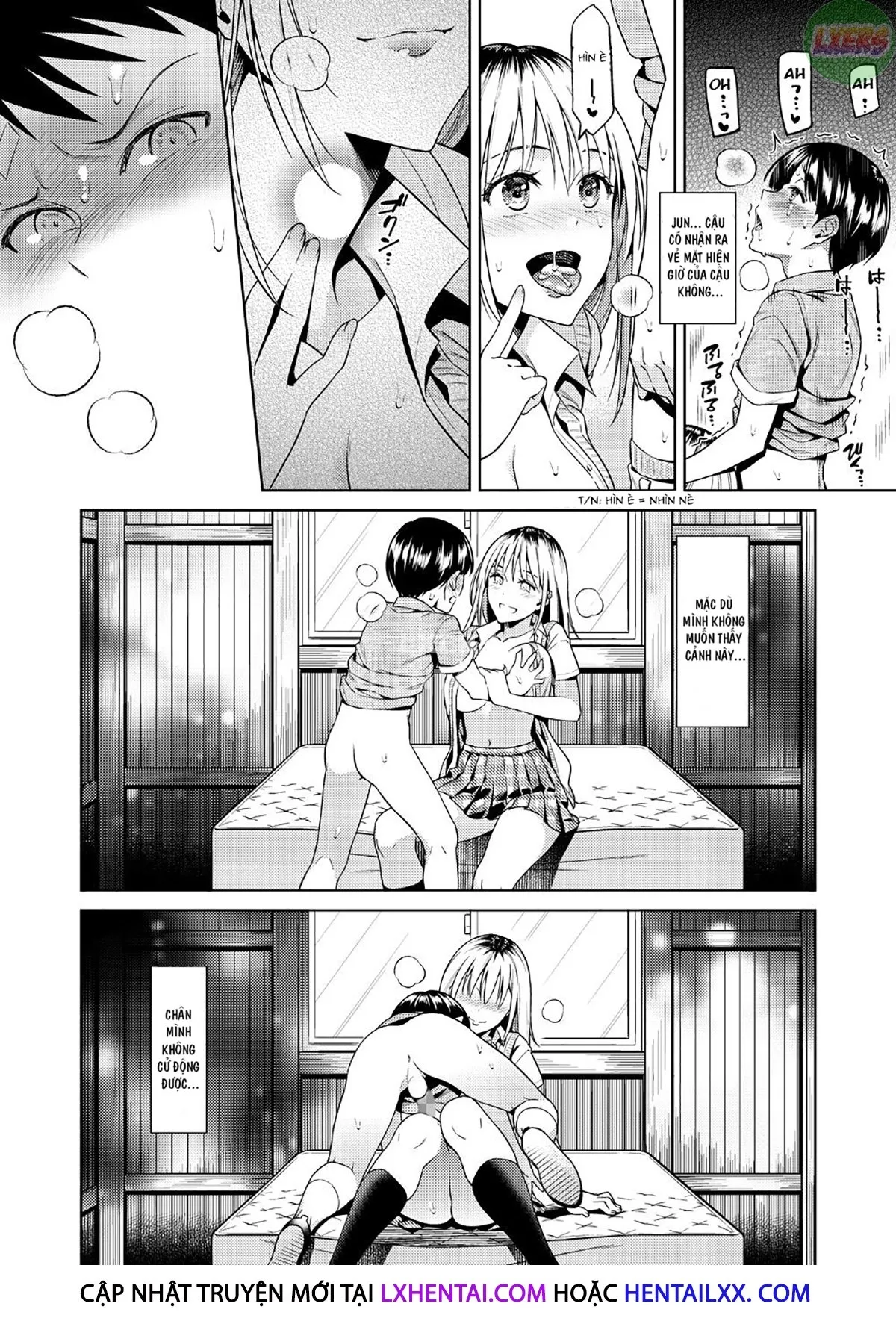 HentaiVN.net - Ảnh 17 - Bokura No Himitsu Kichi [One Girl And Two Boys In Their Secret Base] - Oneshot