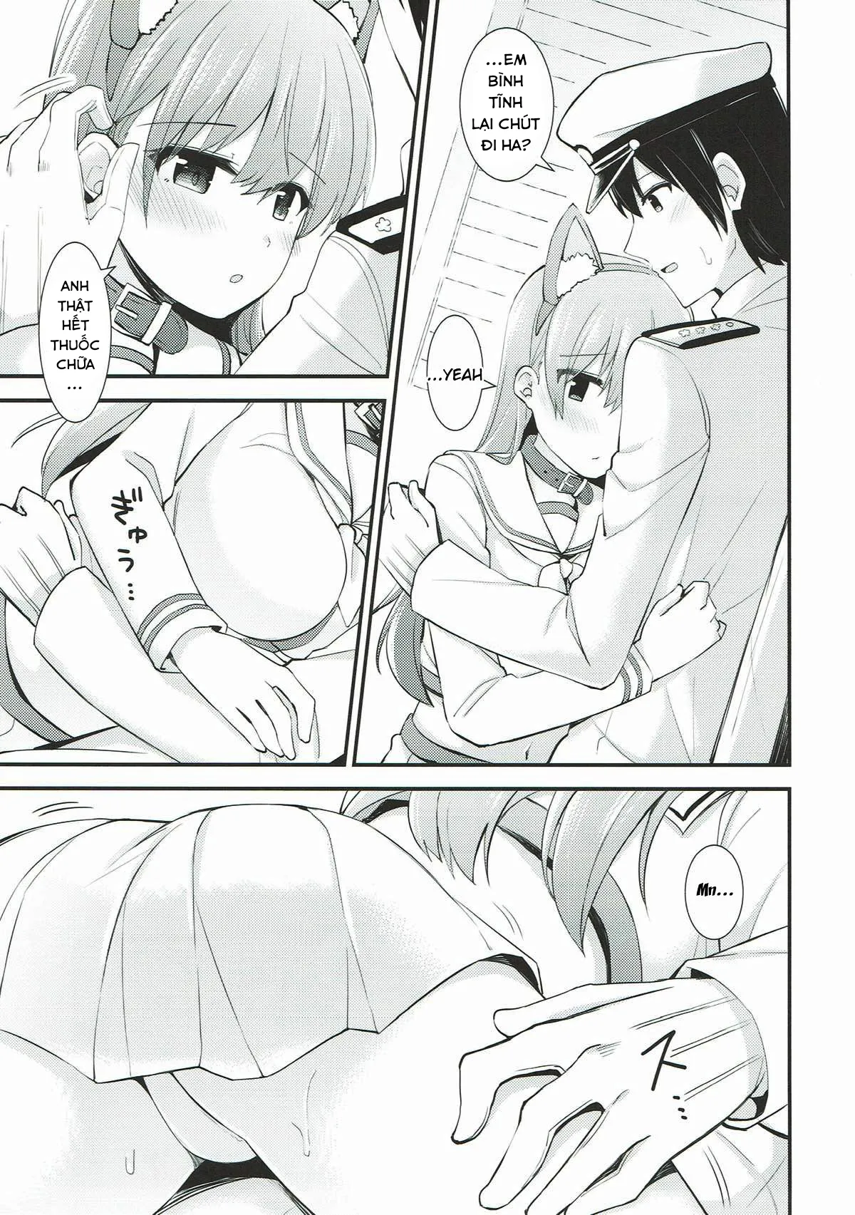 HentaiVN.net - Ảnh 11 - Ooi! Đeo tai mèo lên đi! (Kantai Collection -KanColle-) [Ooi! Nekomimi o Tsukeyou!; Ooi! Put On These Cat Ears!] - Oneshot