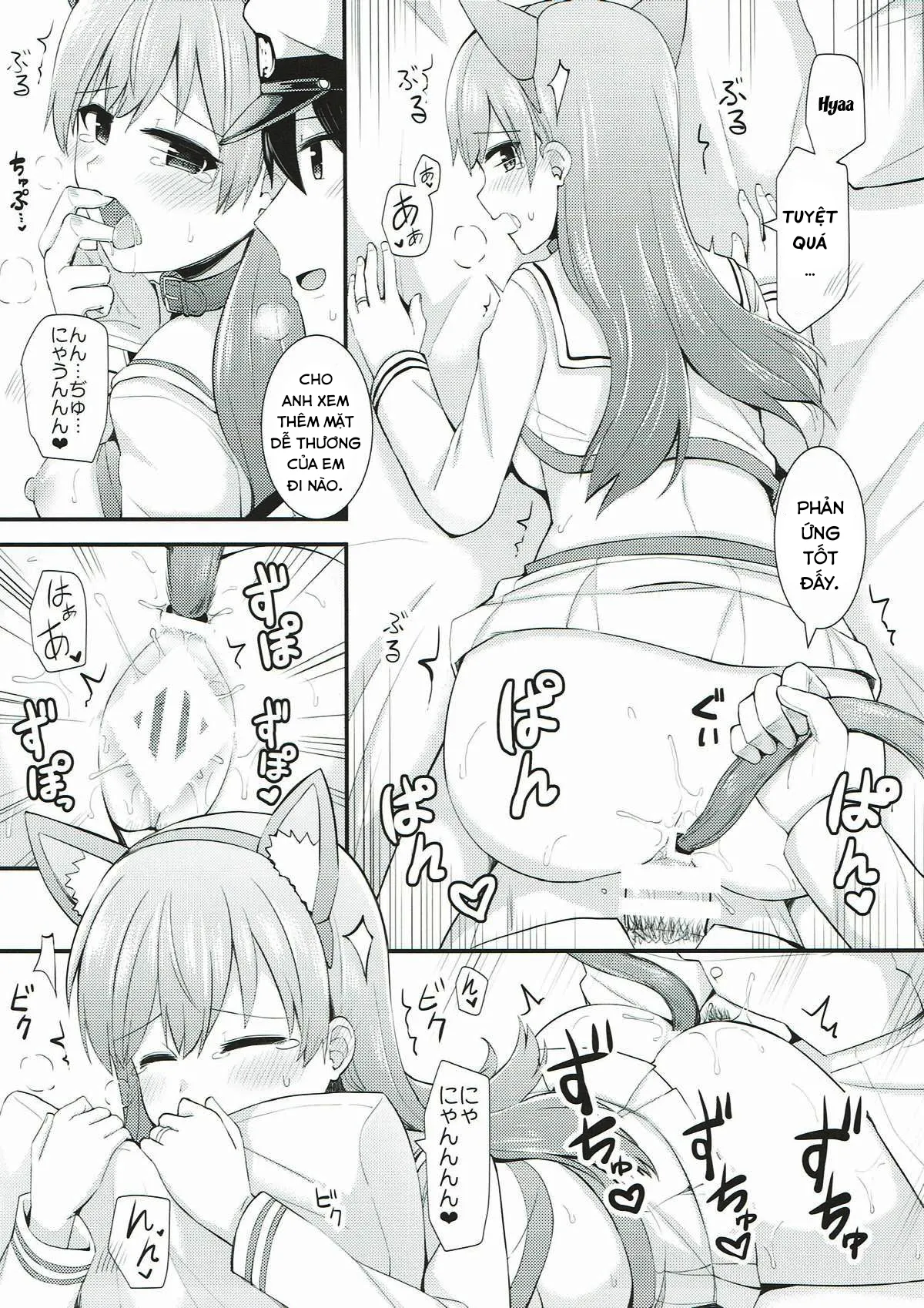 HentaiVN.net - Ảnh 23 - Ooi! Đeo tai mèo lên đi! (Kantai Collection -KanColle-) [Ooi! Nekomimi o Tsukeyou!; Ooi! Put On These Cat Ears!] - Oneshot