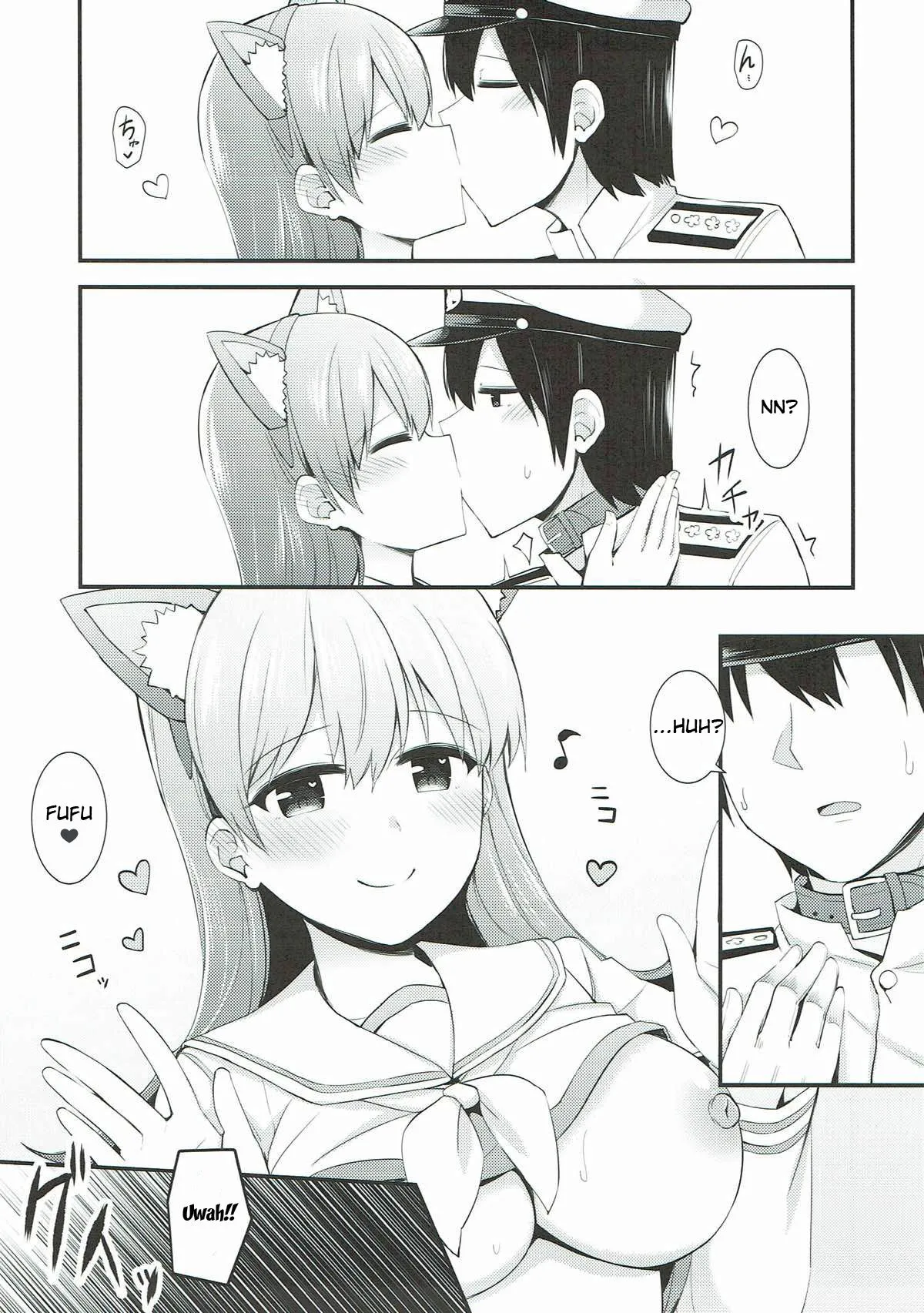 HentaiVN.net - Ảnh 25 - Ooi! Đeo tai mèo lên đi! (Kantai Collection -KanColle-) [Ooi! Nekomimi o Tsukeyou!; Ooi! Put On These Cat Ears!] - Oneshot
