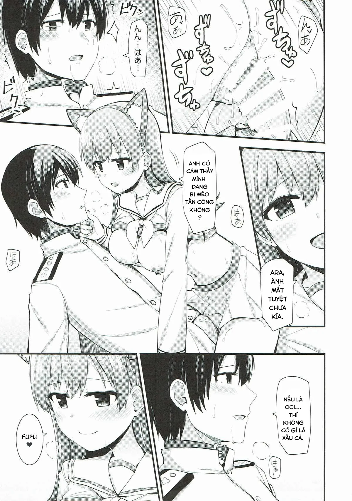 HentaiVN.net - Ảnh 27 - Ooi! Đeo tai mèo lên đi! (Kantai Collection -KanColle-) [Ooi! Nekomimi o Tsukeyou!; Ooi! Put On These Cat Ears!] - Oneshot