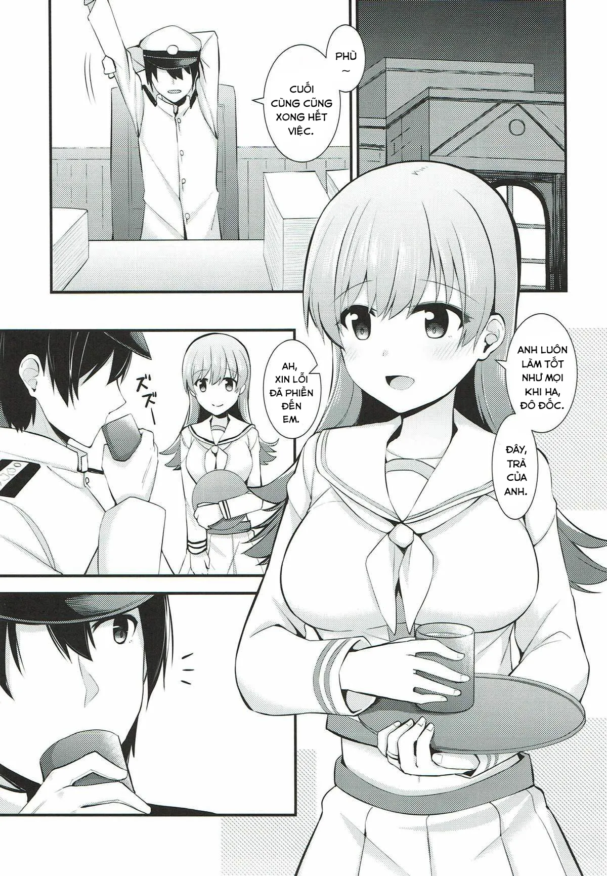 HentaiVN.net - Ảnh 3 - Ooi! Đeo tai mèo lên đi! (Kantai Collection -KanColle-) [Ooi! Nekomimi o Tsukeyou!; Ooi! Put On These Cat Ears!] - Oneshot
