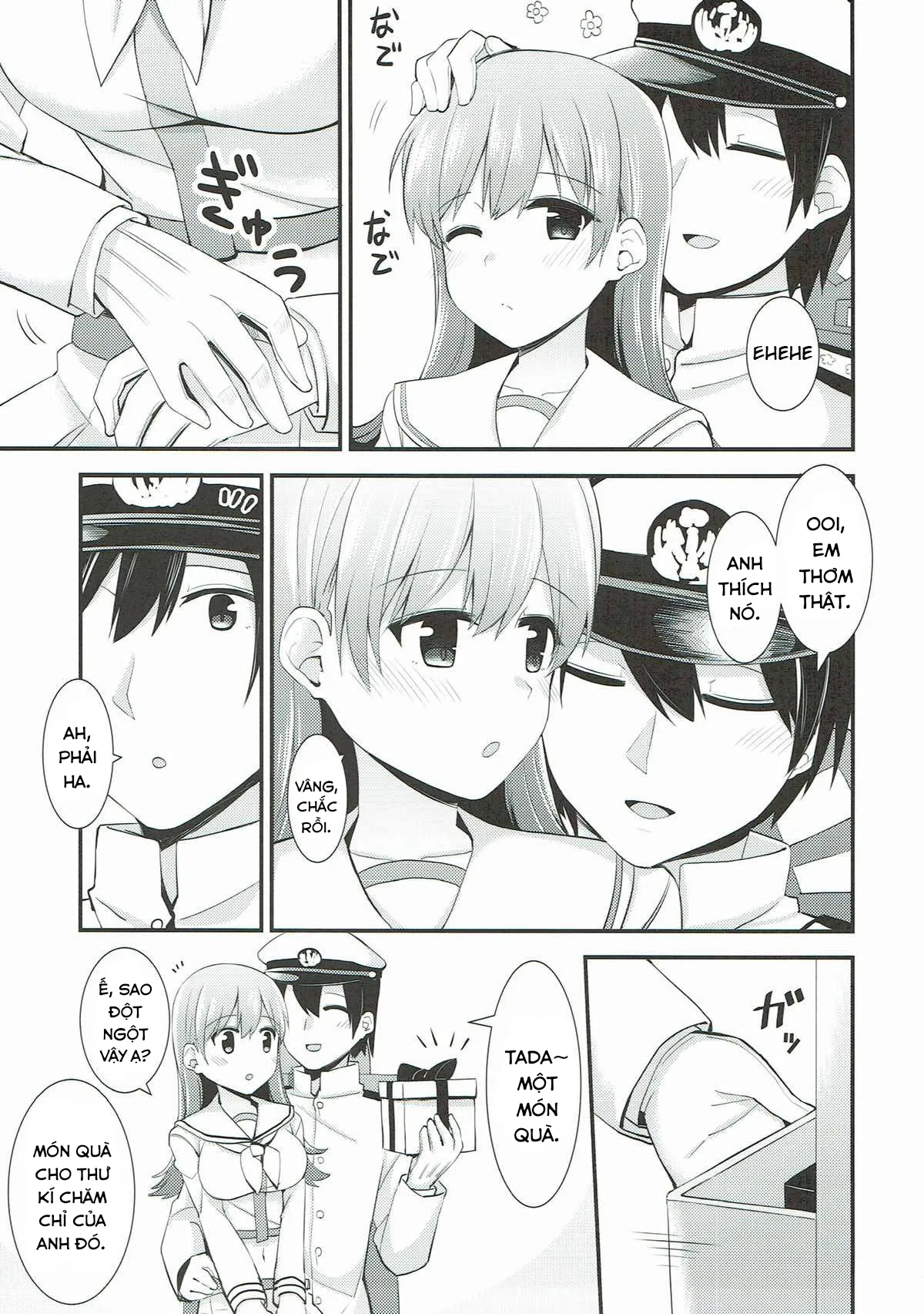 HentaiVN.net - Ảnh 5 - Ooi! Đeo tai mèo lên đi! (Kantai Collection -KanColle-) [Ooi! Nekomimi o Tsukeyou!; Ooi! Put On These Cat Ears!] - Oneshot